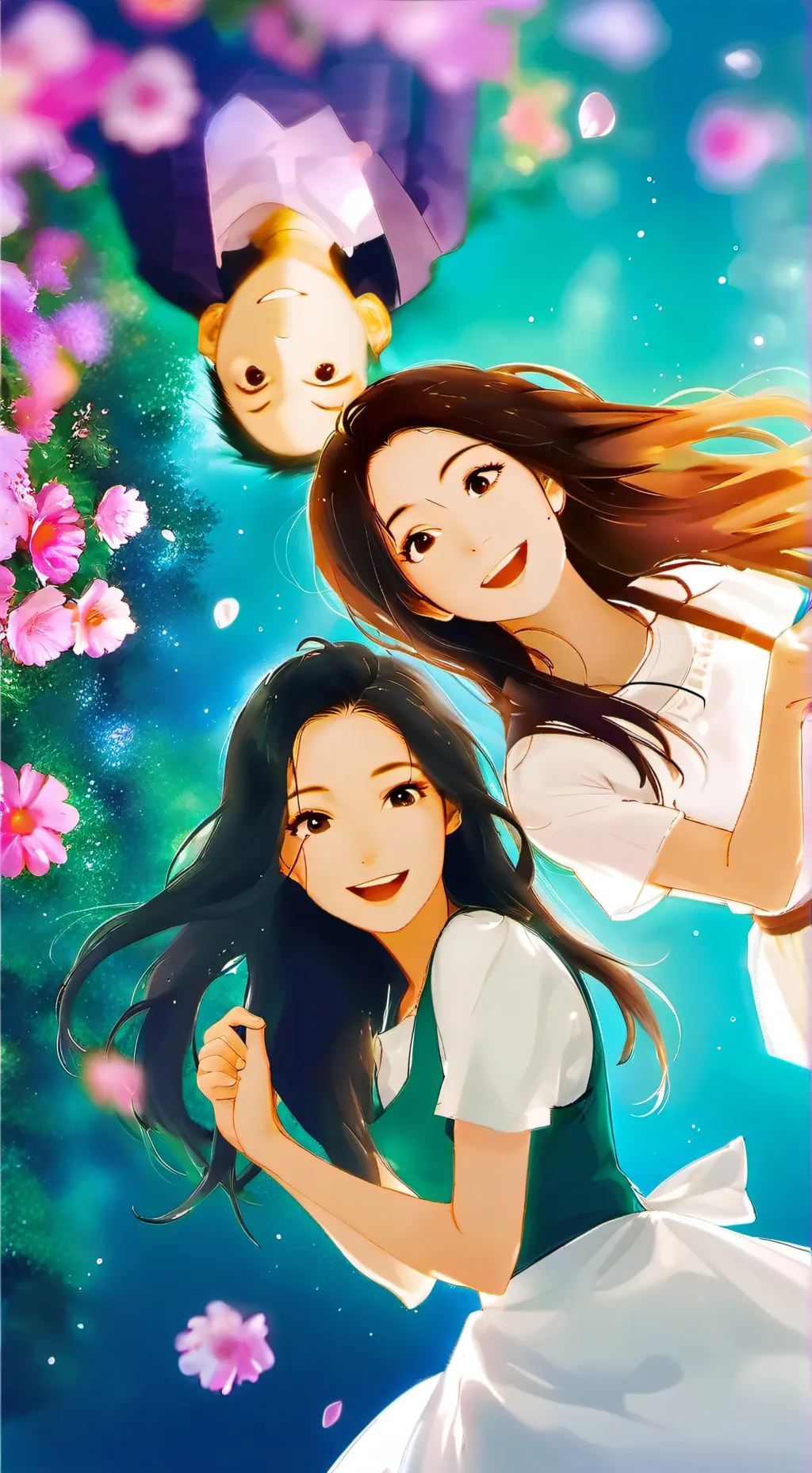 ai character: nice women  background