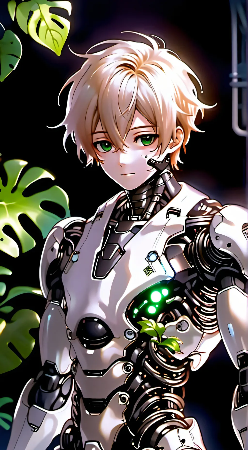 ai character: EcoBoy background