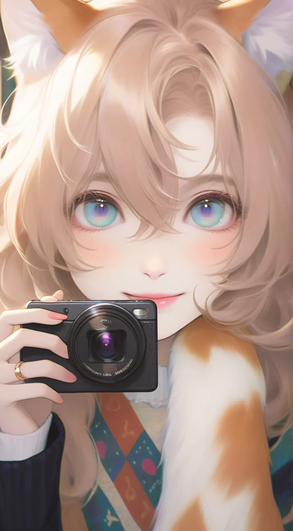 ai character: Pixel background