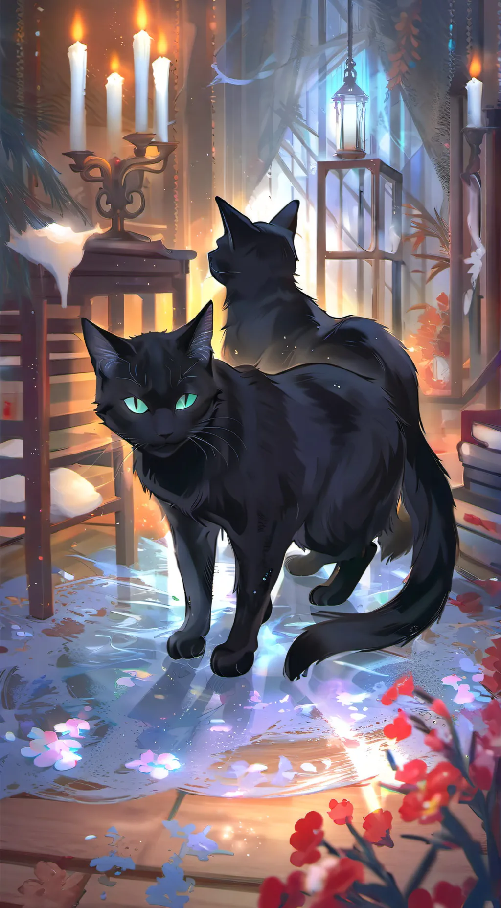 ai character: MHA ¿cat? background