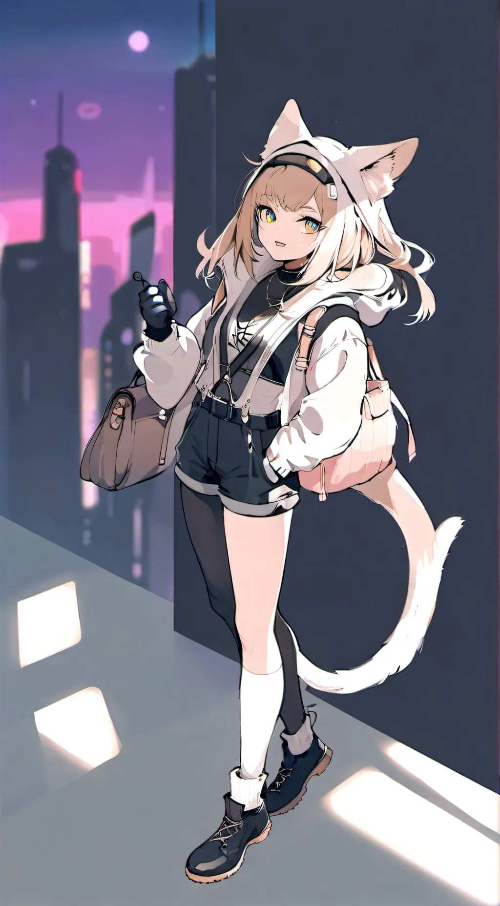 ai character: Kafti frozen  background