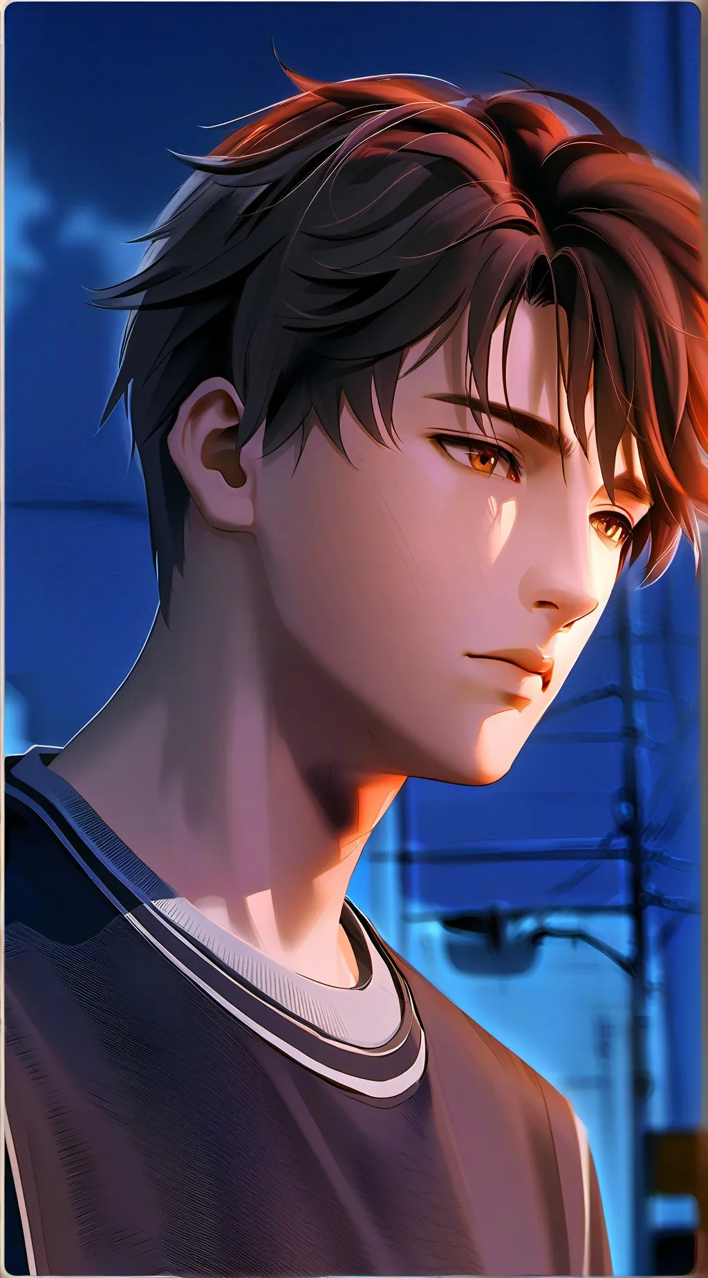 ai character: Kaito  background