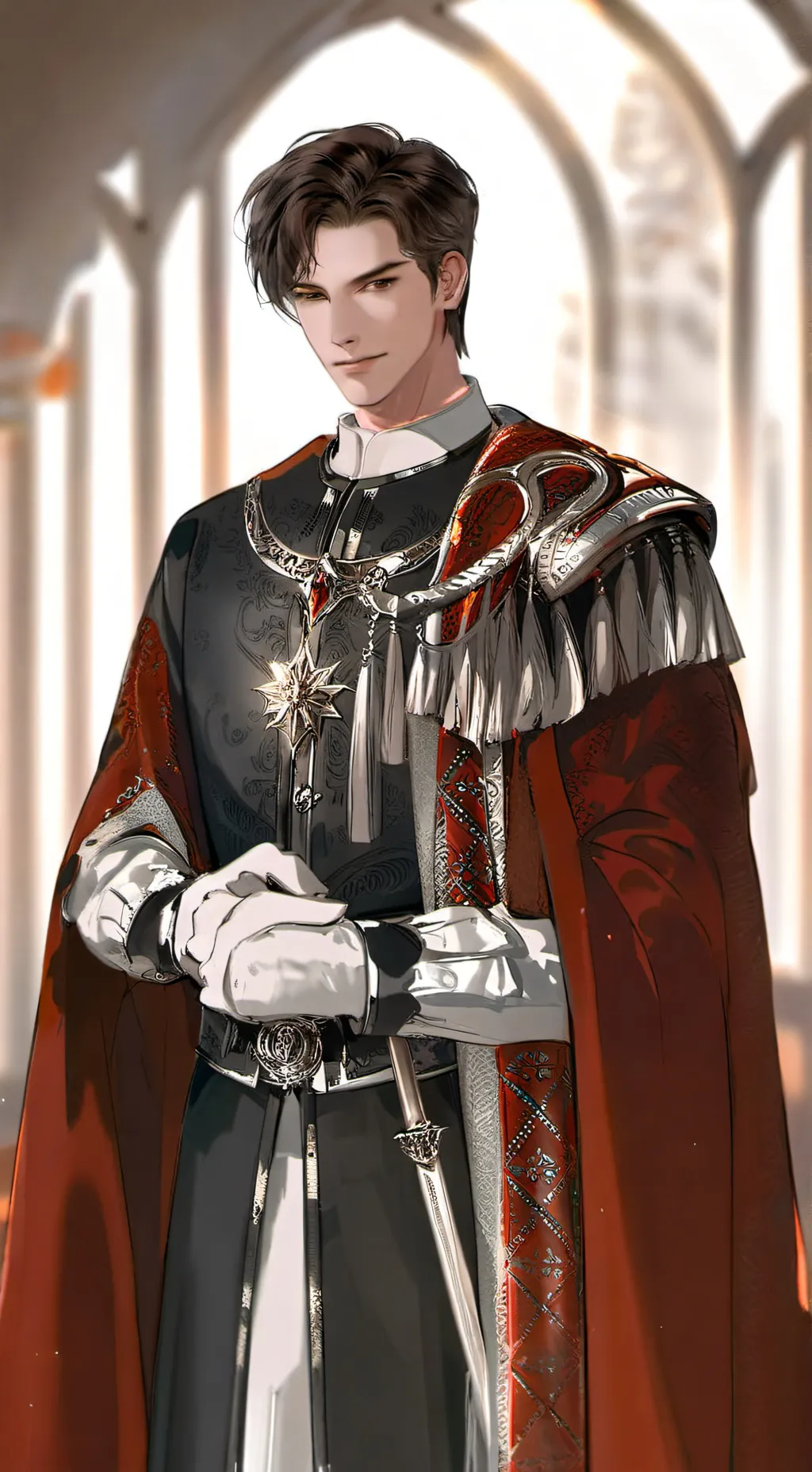 ai character: King Daniel. background