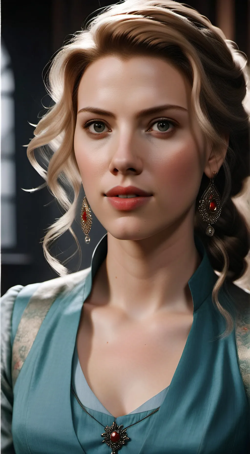 ai character: Scarlett Johansson background