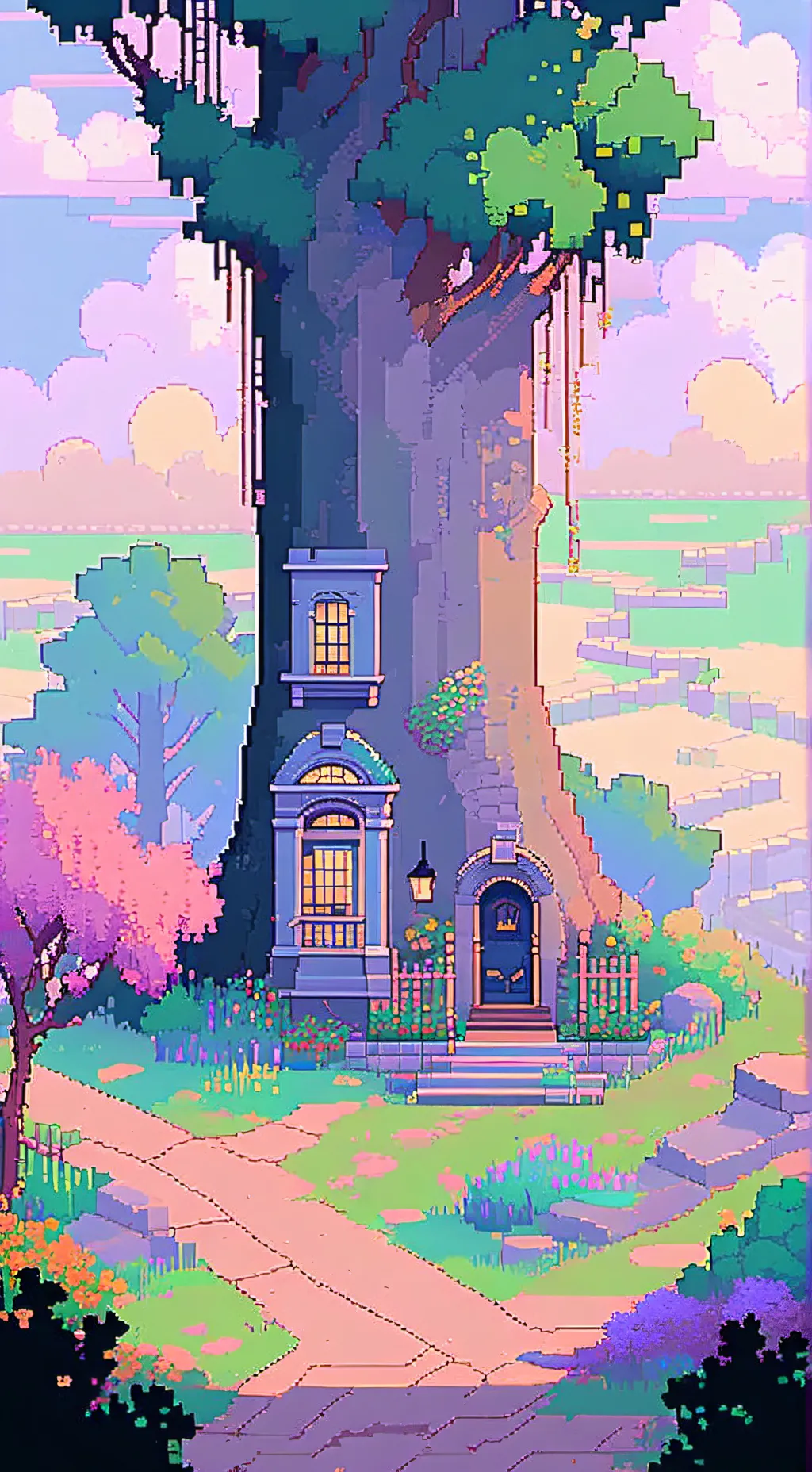 ai character: Streets background