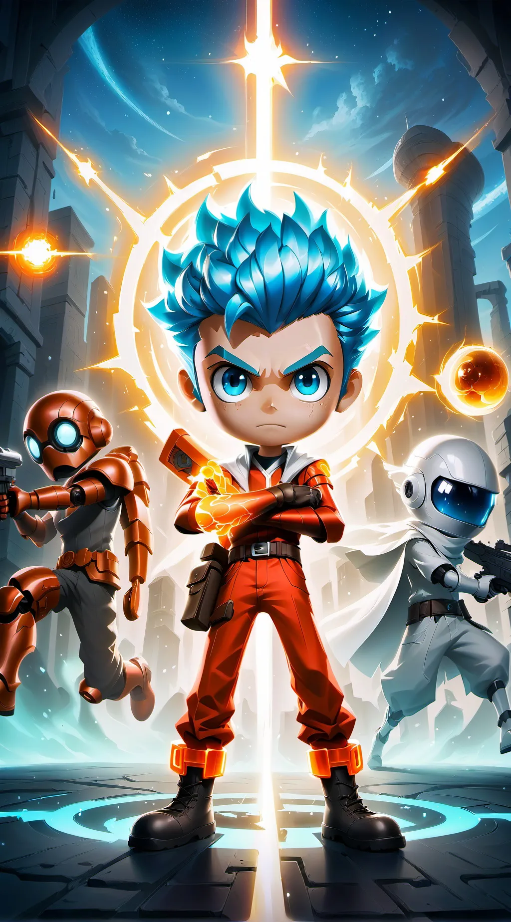 ai character: video gamebreekout background