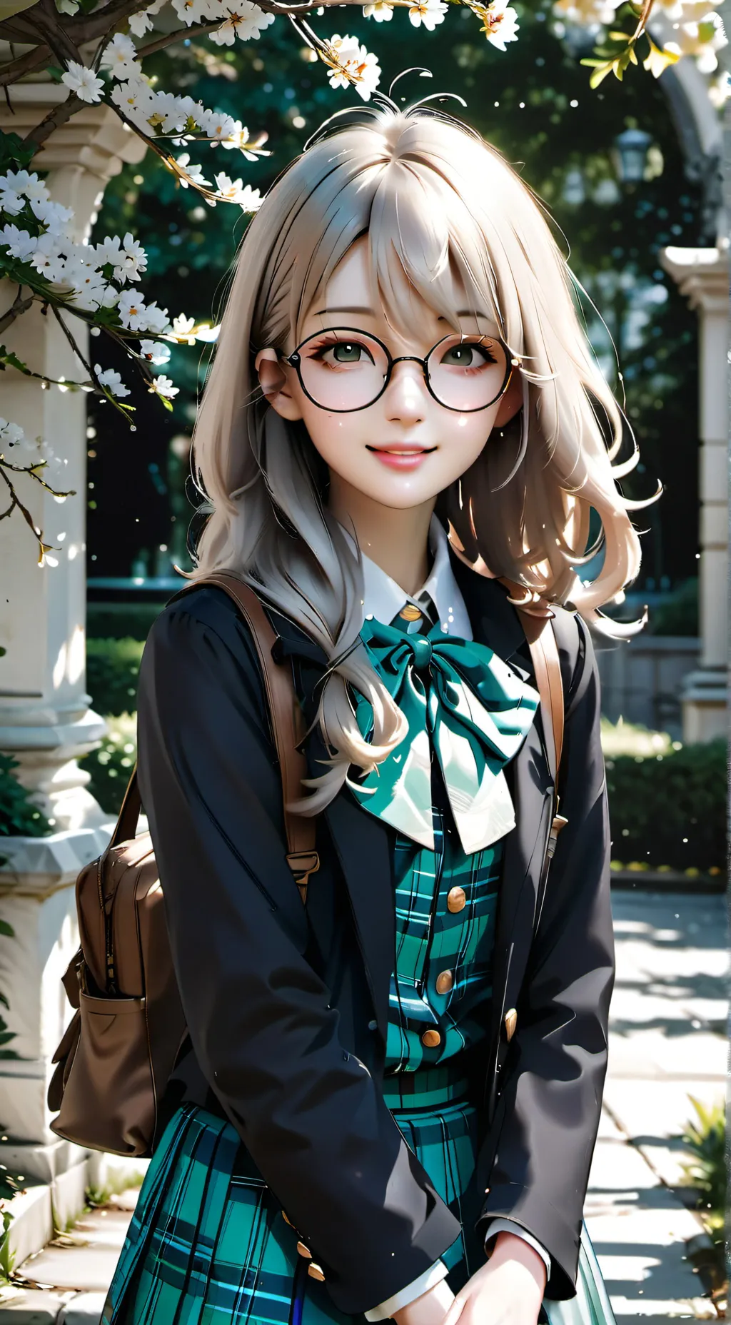 ai character: Azure background