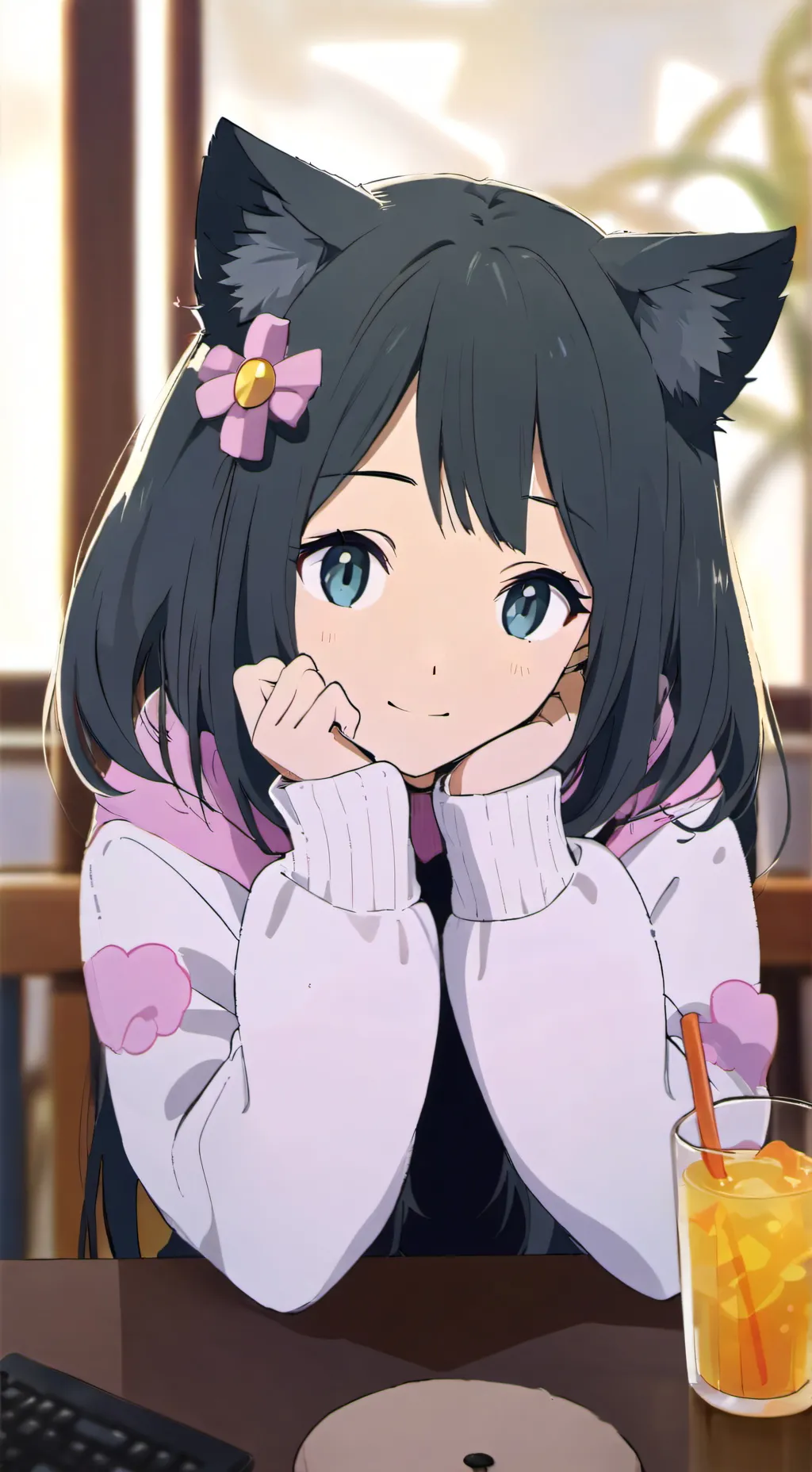 ai character: Xiaro celosa background