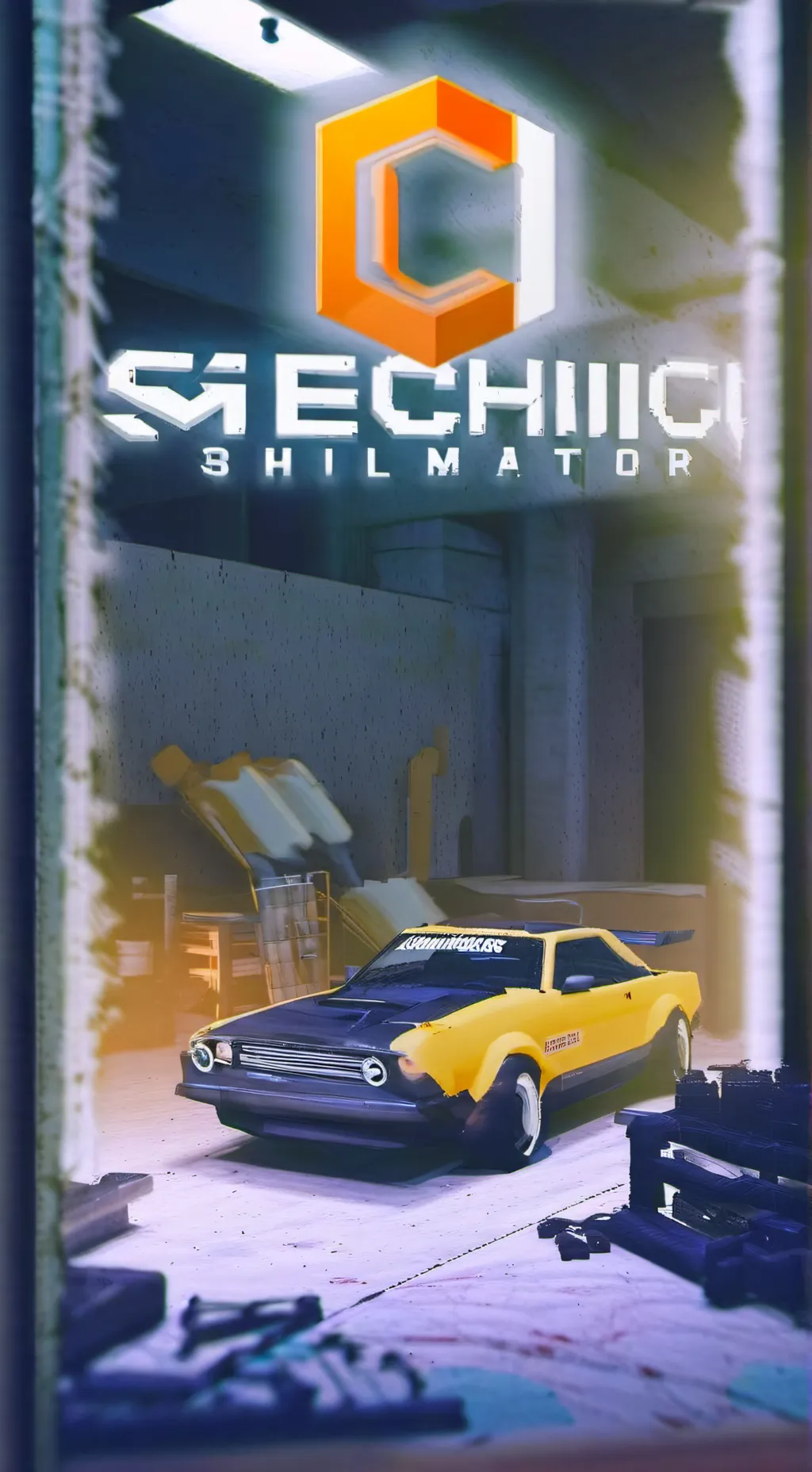 ai character: car mechanic simul background