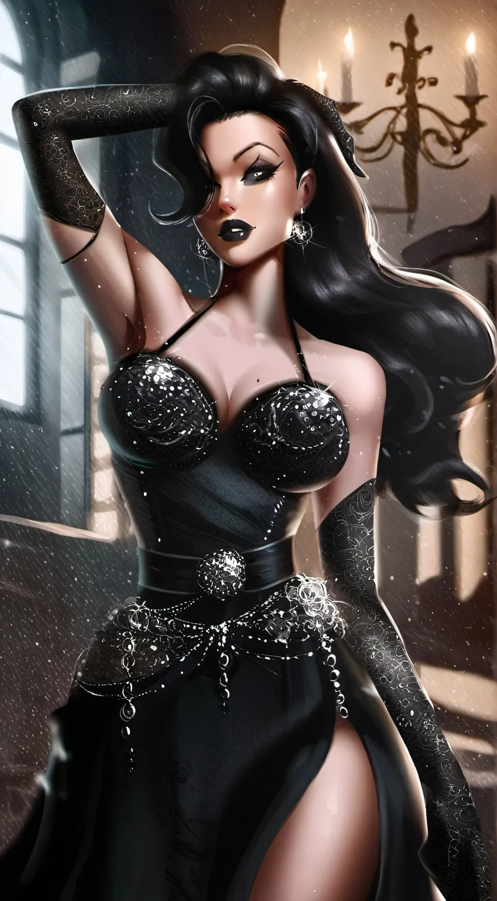 ai character: Nyxx background