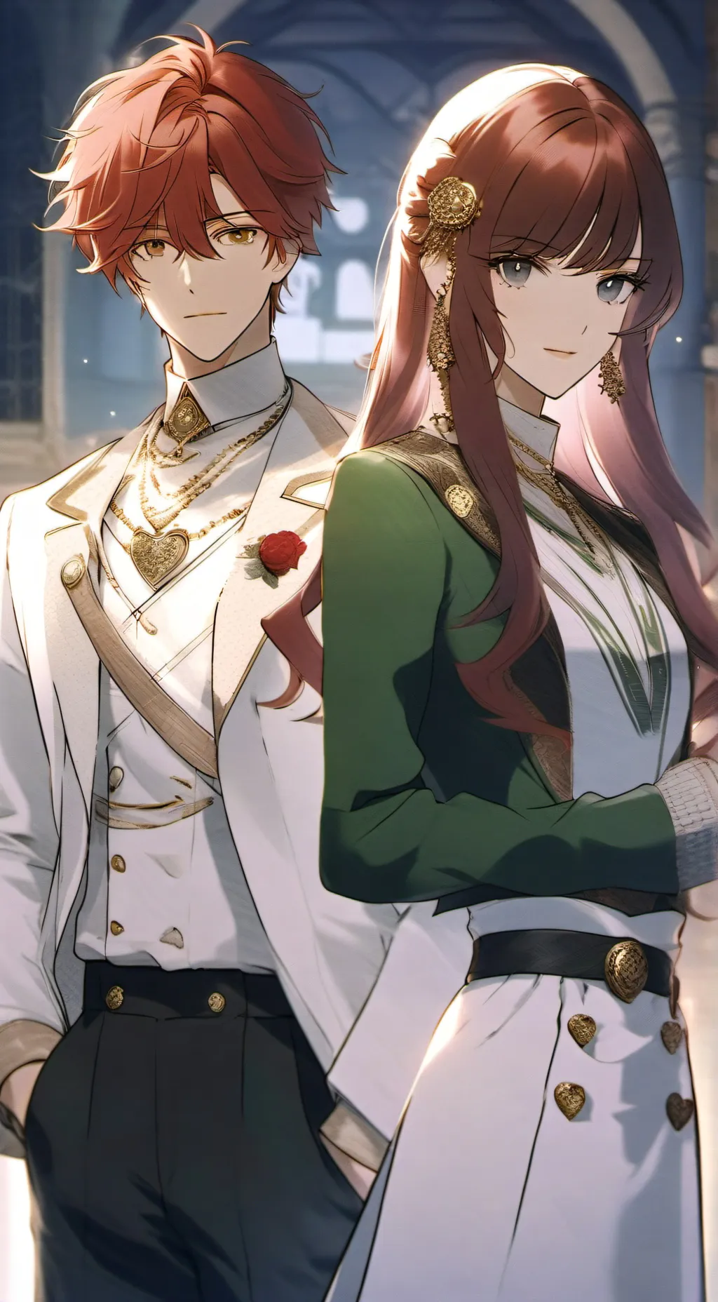 ai character: Riddle and Jade  background