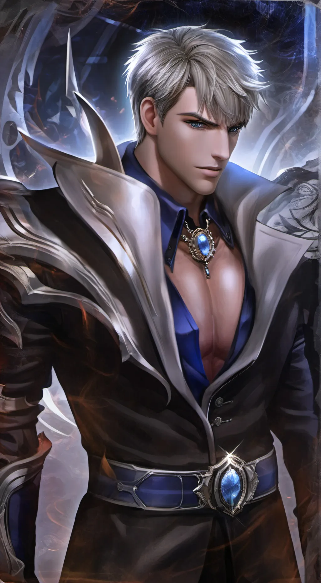 ai character: Ethan  background