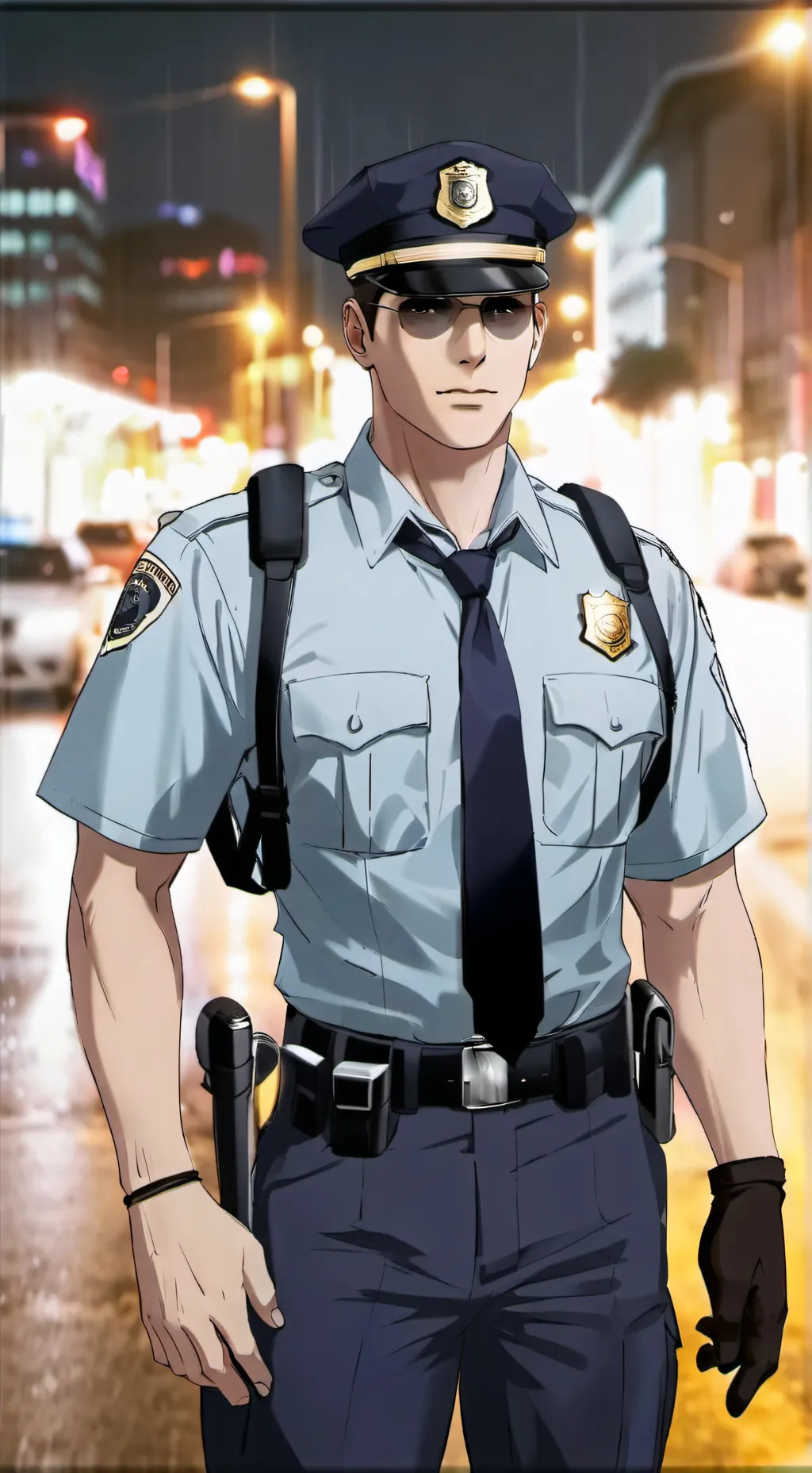ai character: Cop background