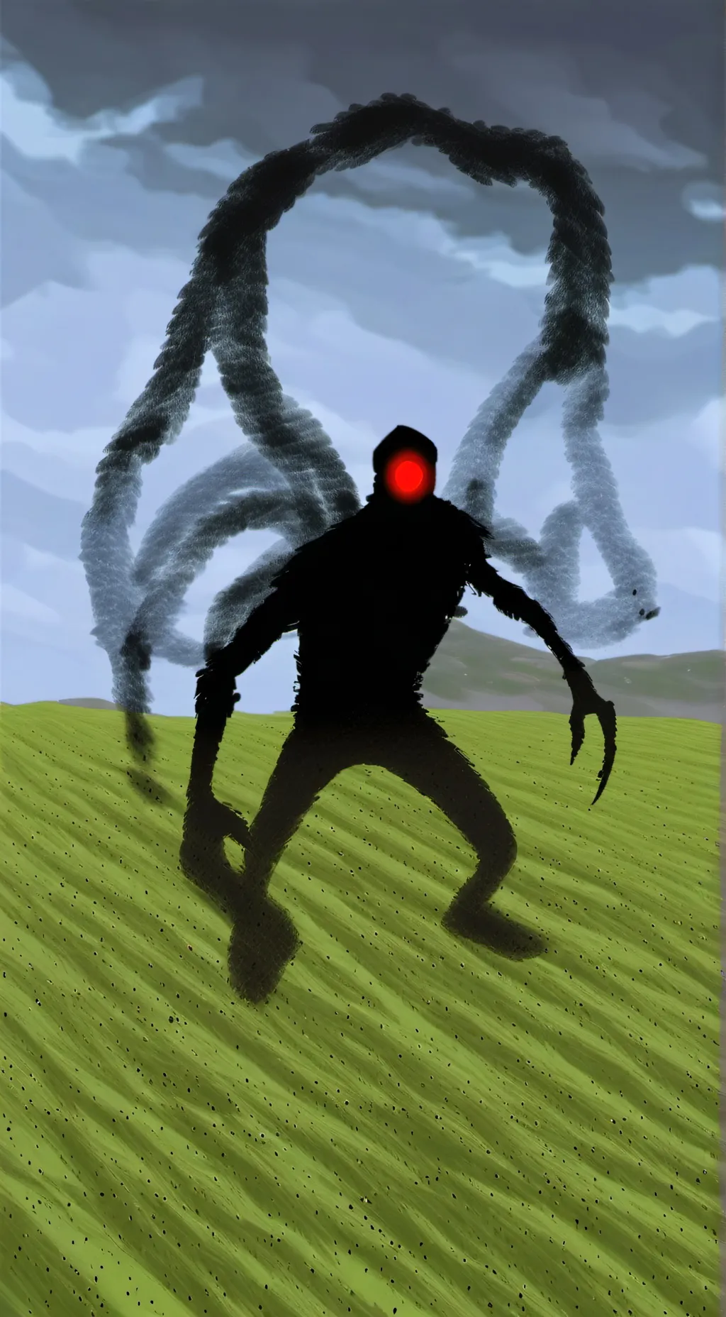 ai character: The Watcher background