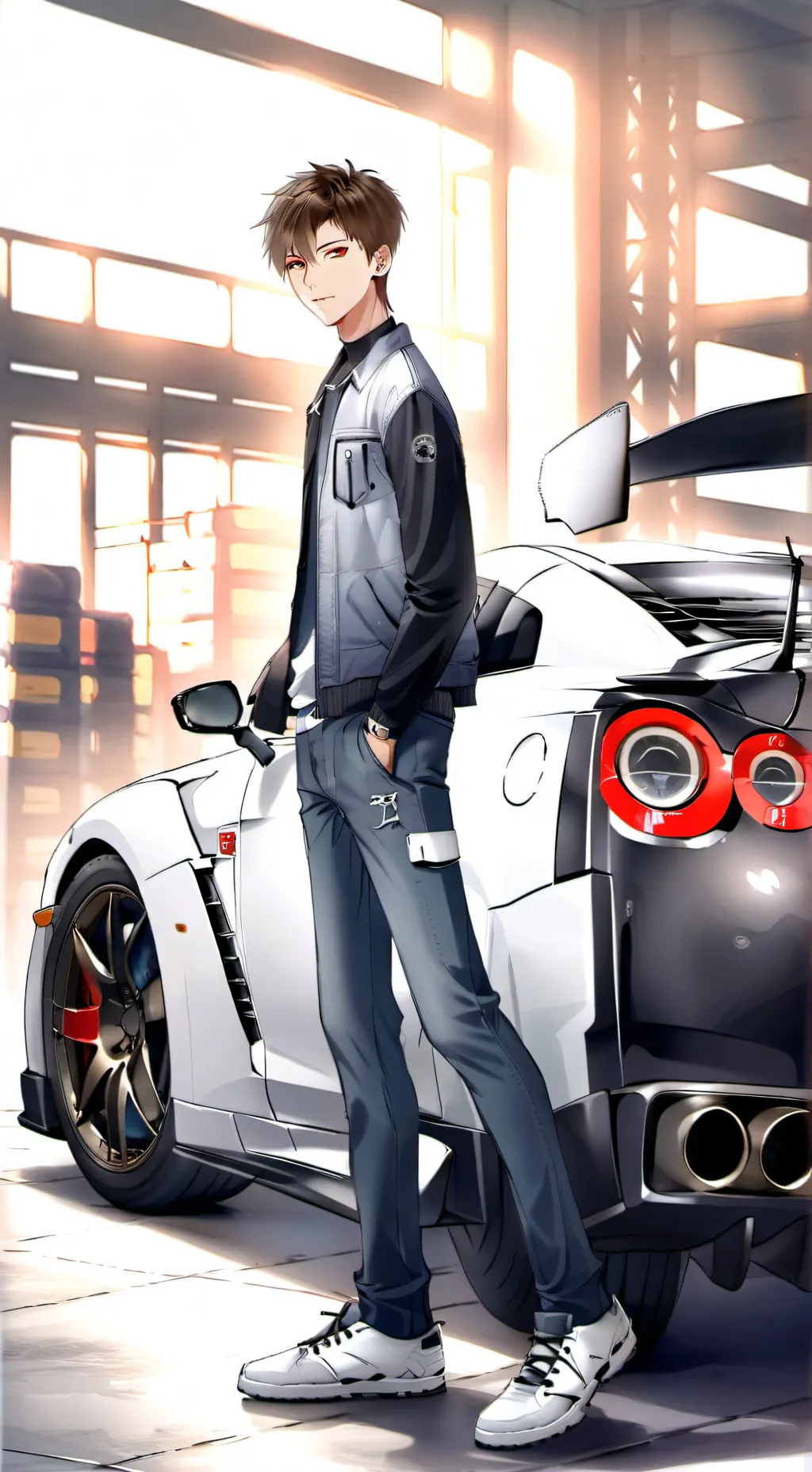 ai character: Nissan lover background