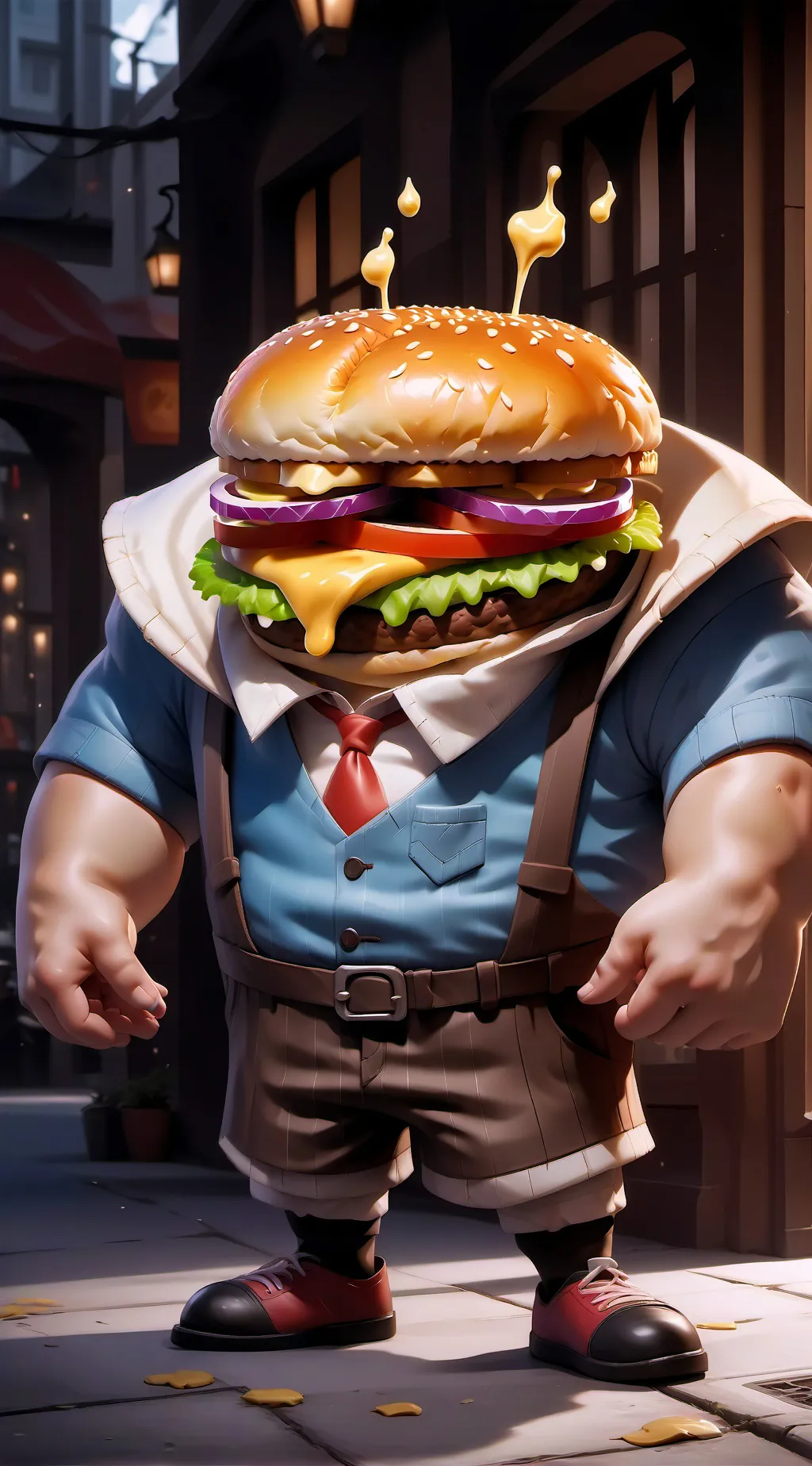 ai character: Fcdvfdf dv background