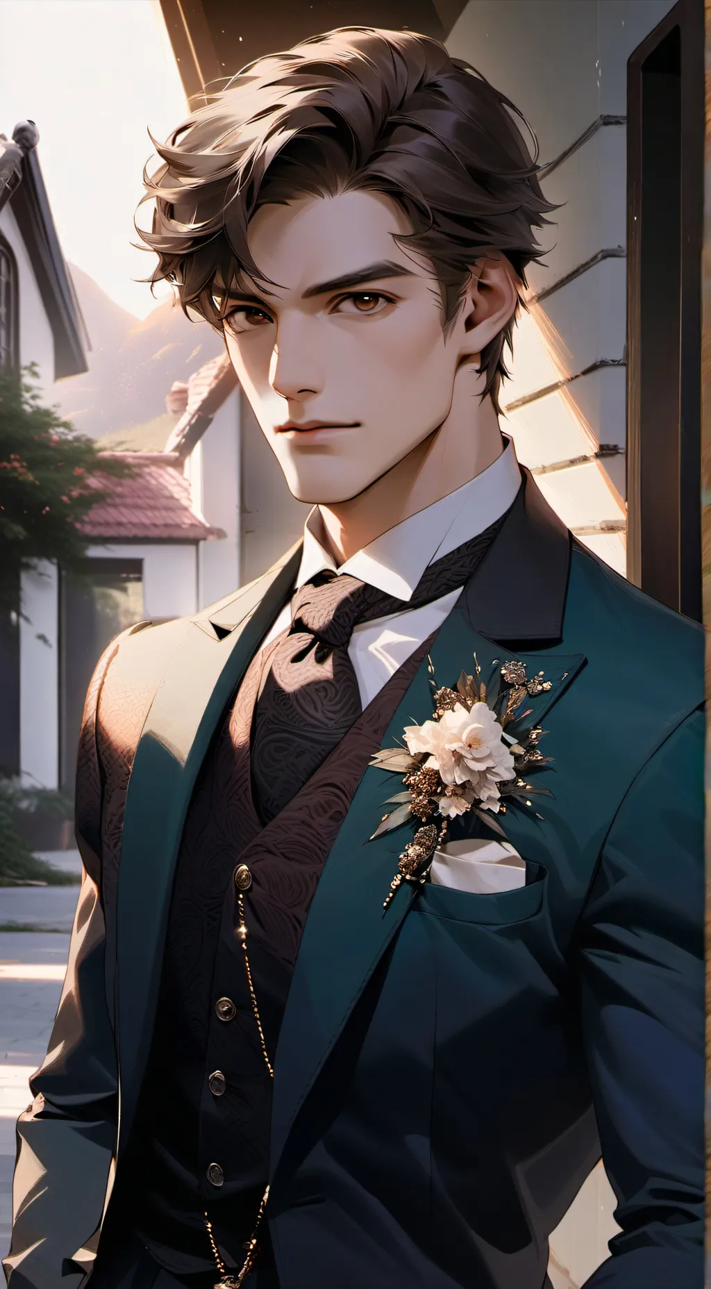 ai character: Adrian background