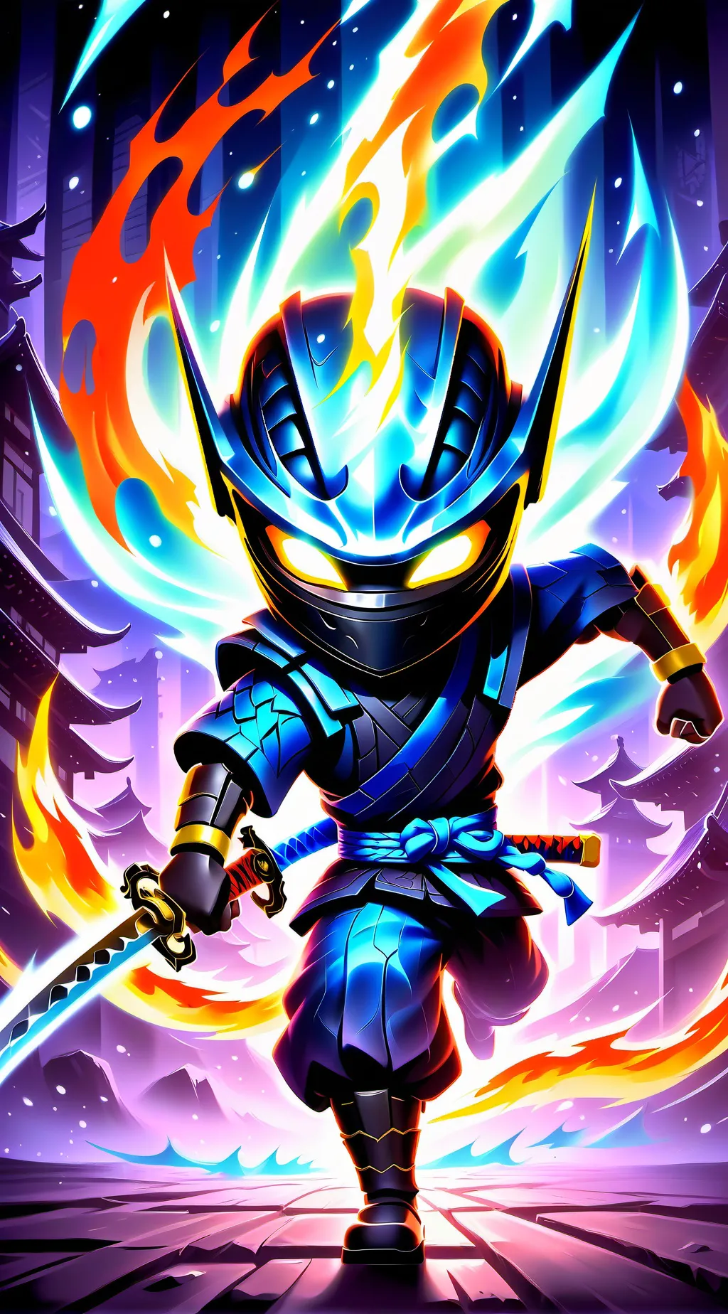 ai character: ninjago missing background