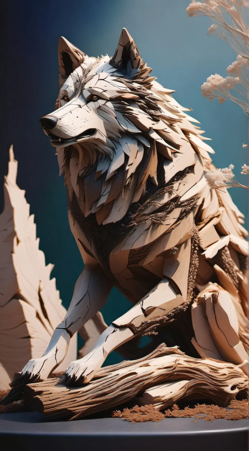 ai character: Statue background