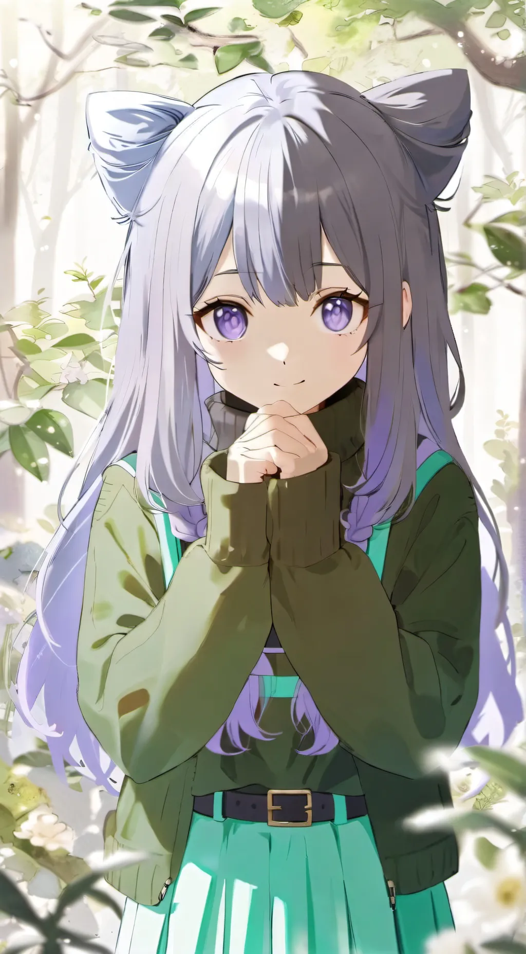 ai character: Lila snaps background