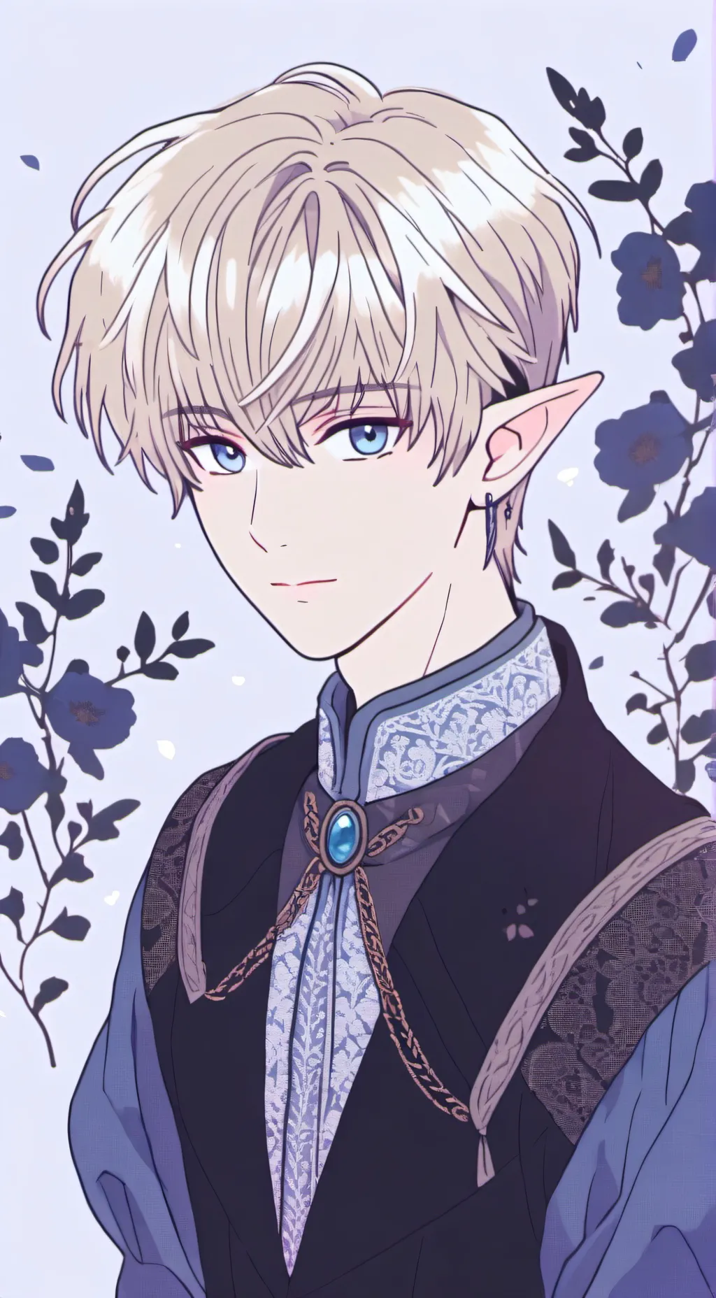 ai character: 🍄💐Florian💐🍄 background