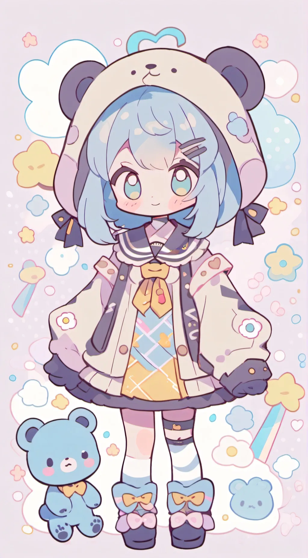 ai character: Sky background