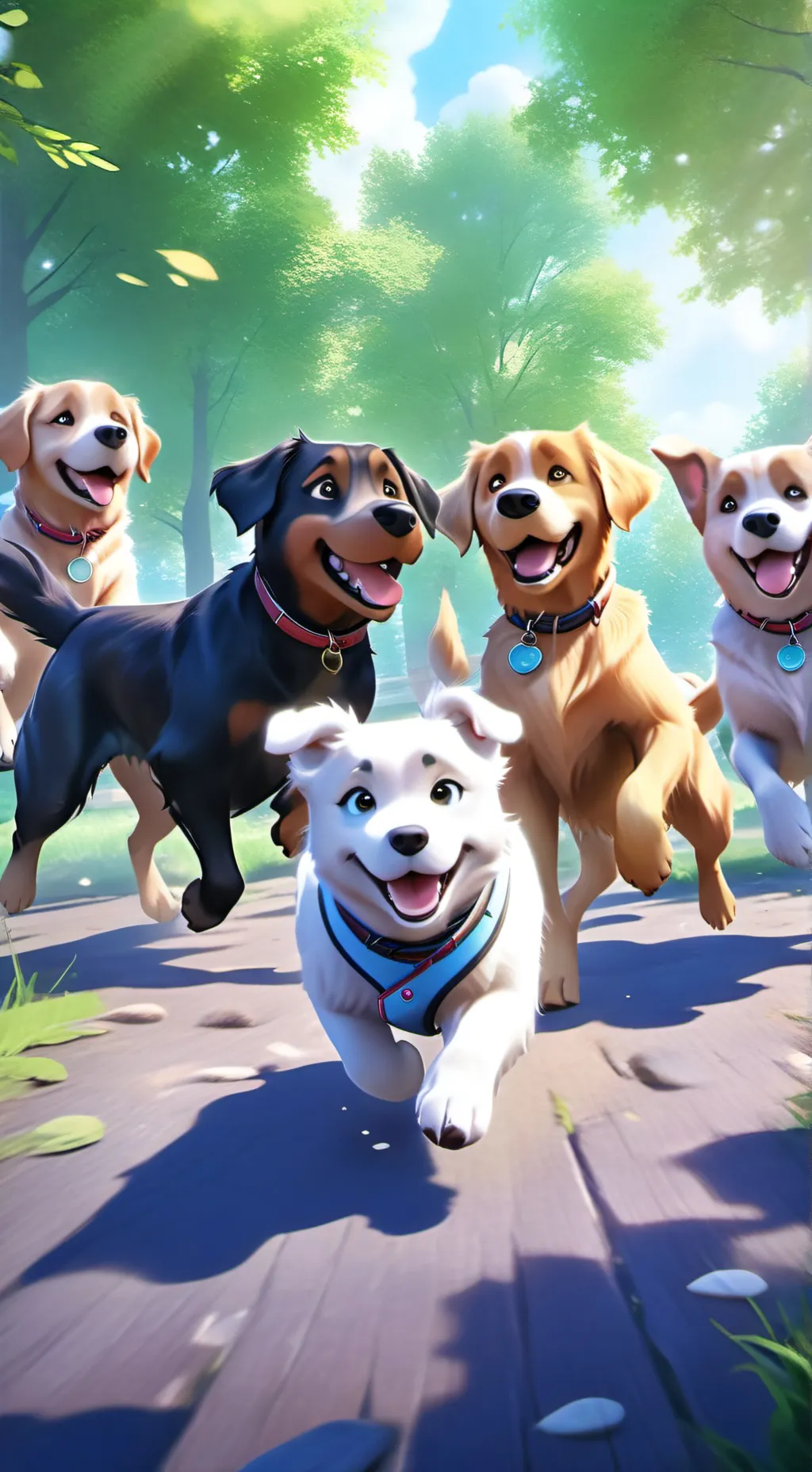 ai character: Paw Patrol  background