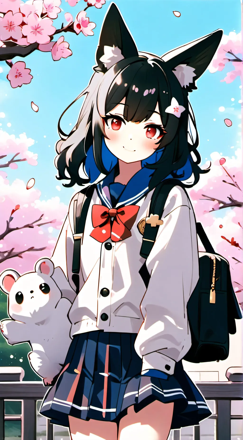 ai character: Wolfy  background