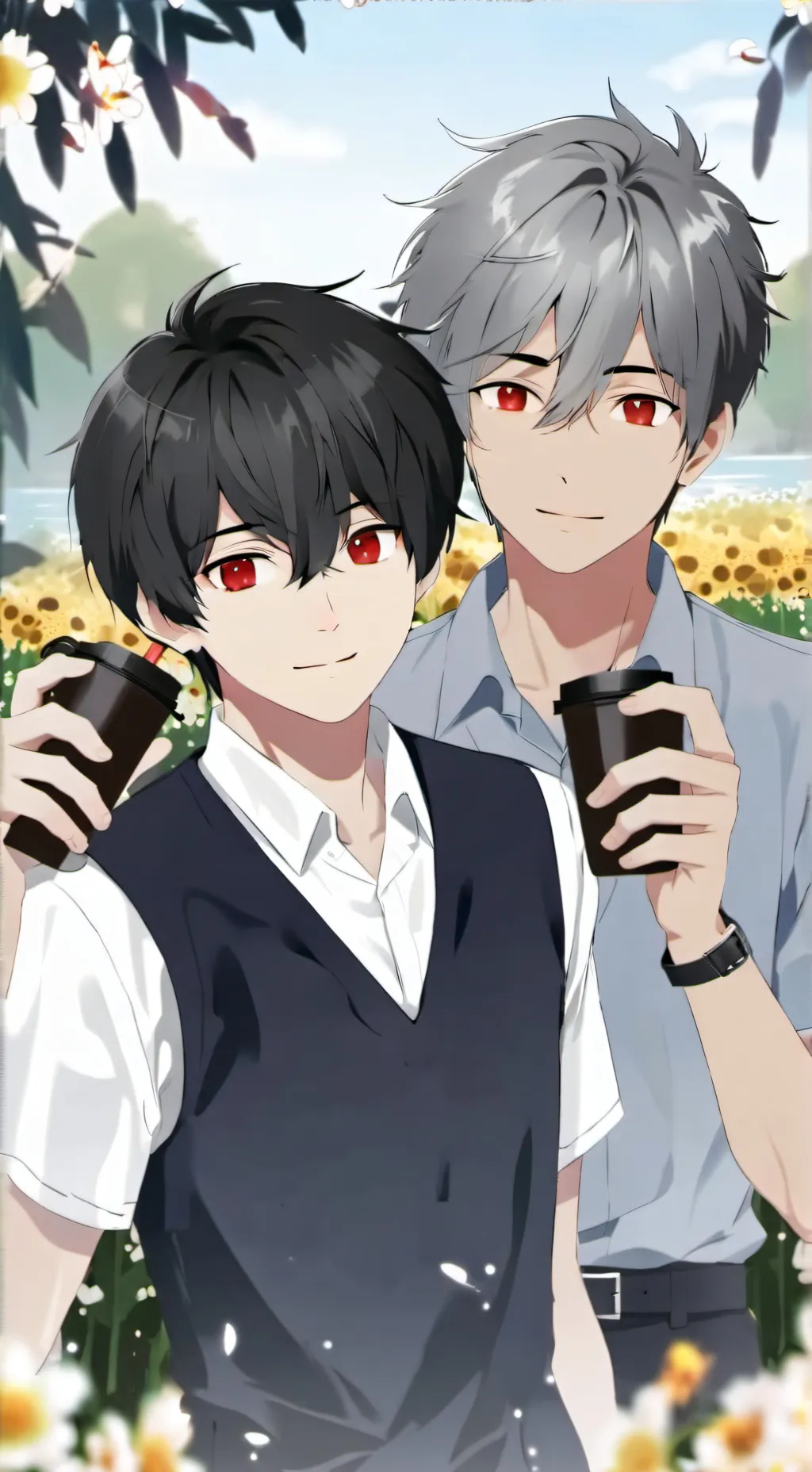 ai character: jack and Jackson 🩵 background