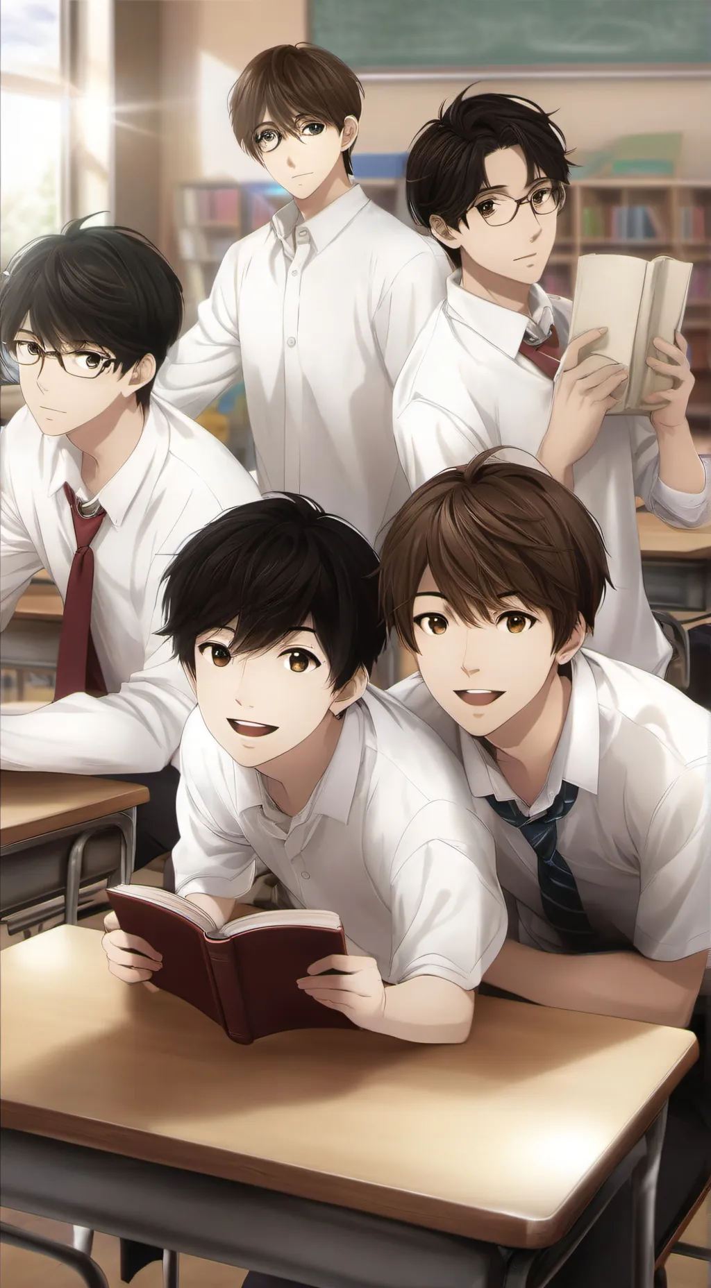 ai character: Escuela 🏫 background