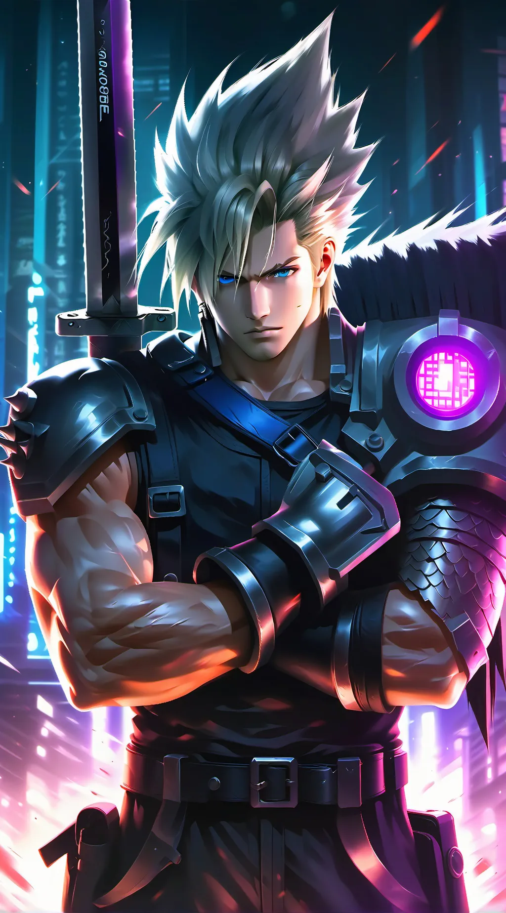 ai character: Cloud Strife background