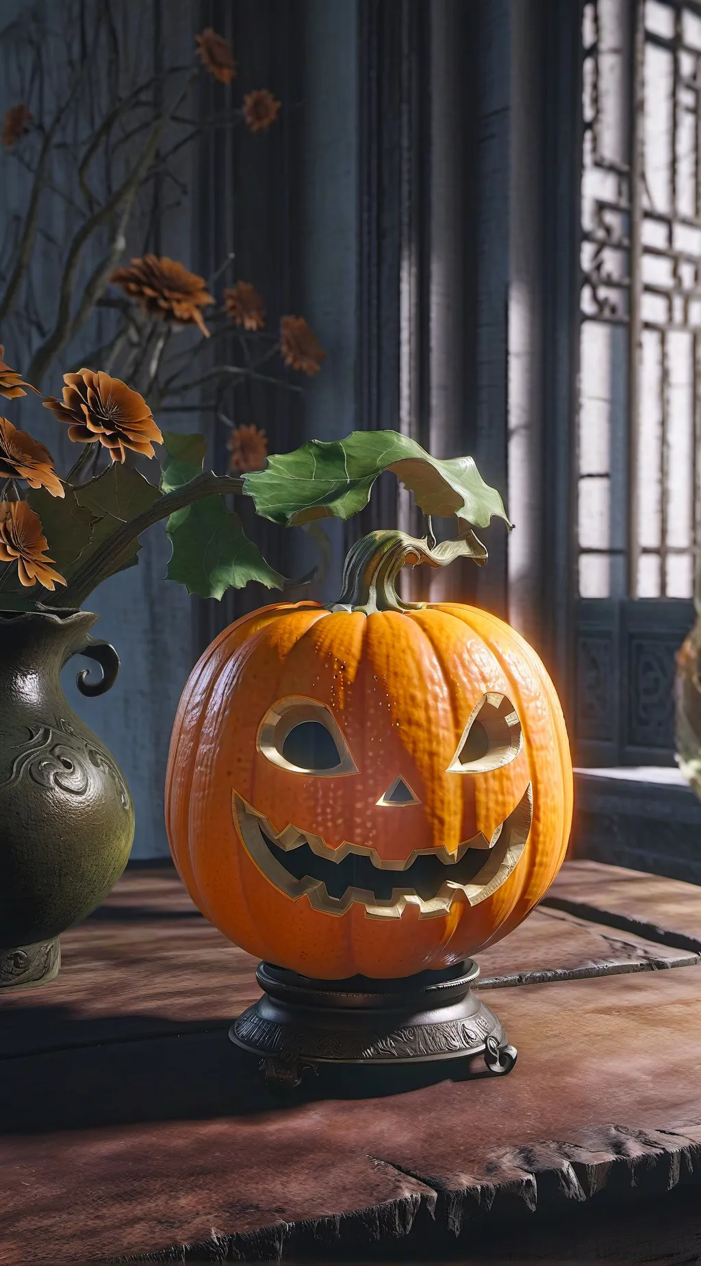 ai character: KNY Halloween🎃🦇 background