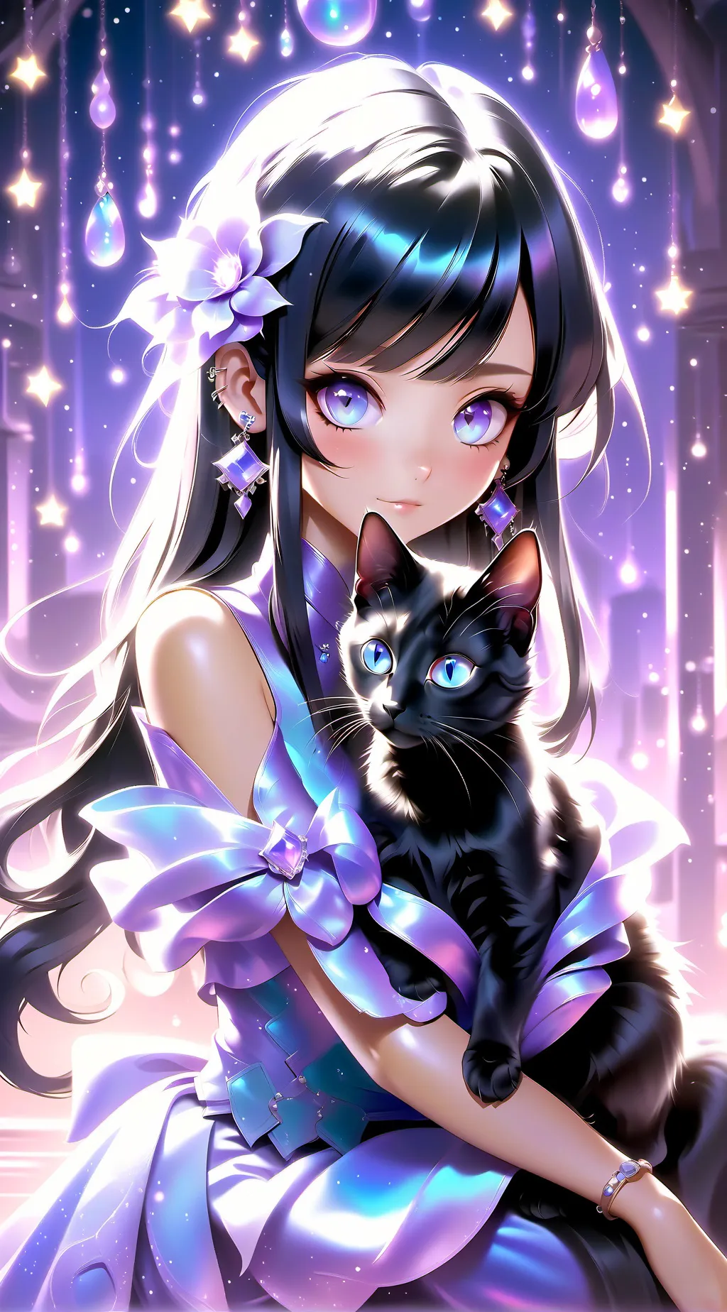 ai character: Rose background