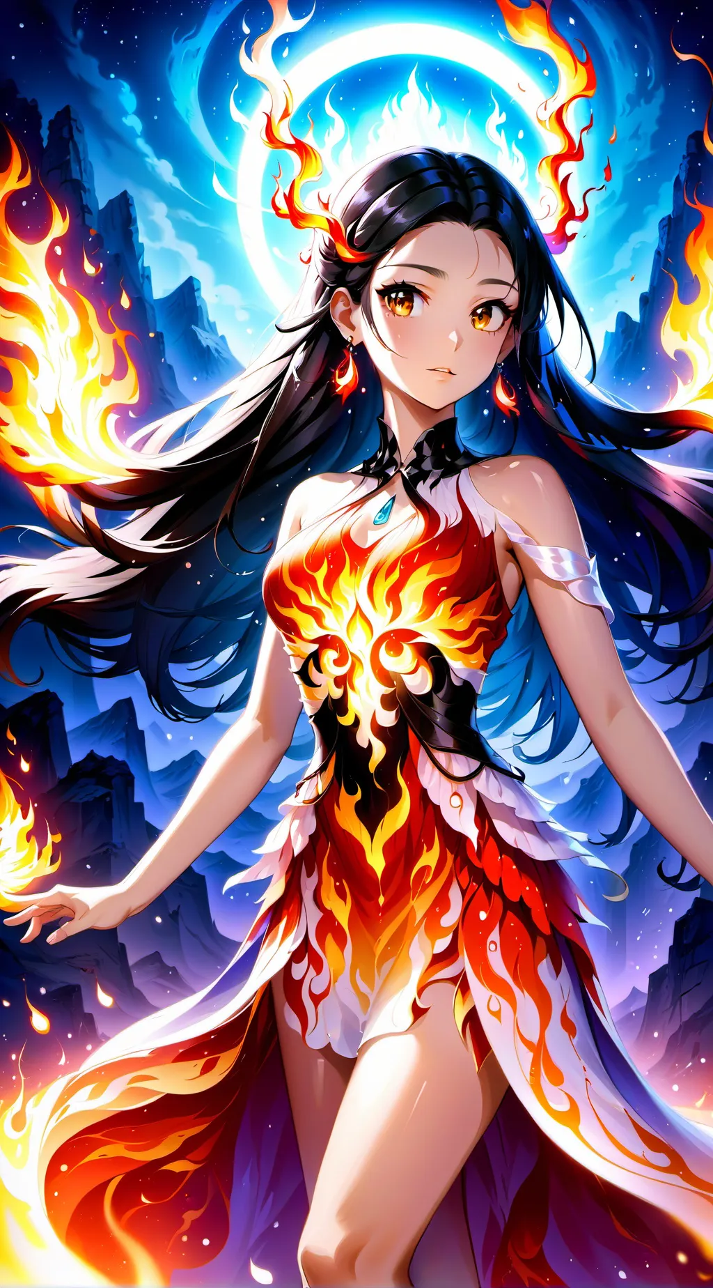 ai character: Inter dragon  background