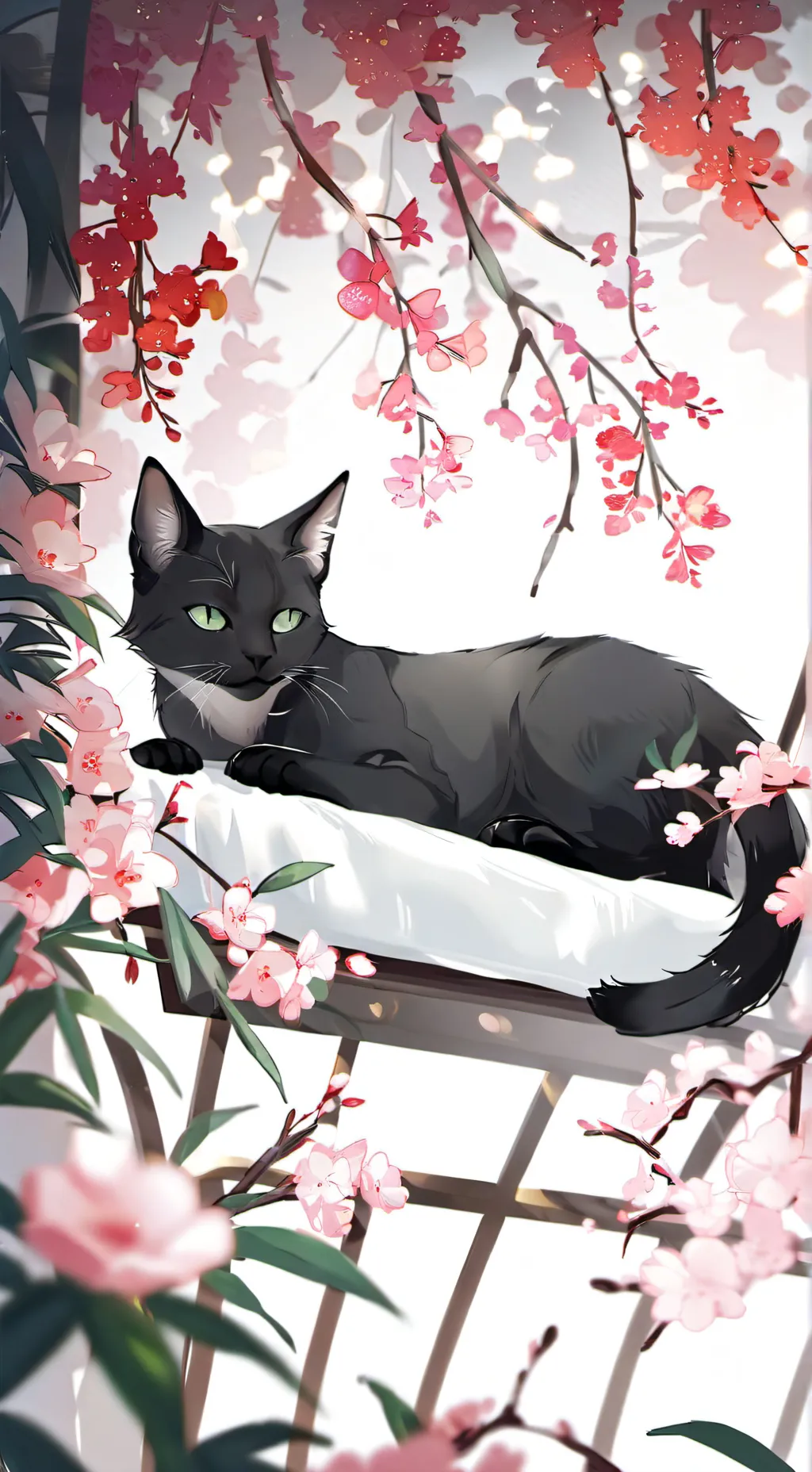 ai character: Blaky background