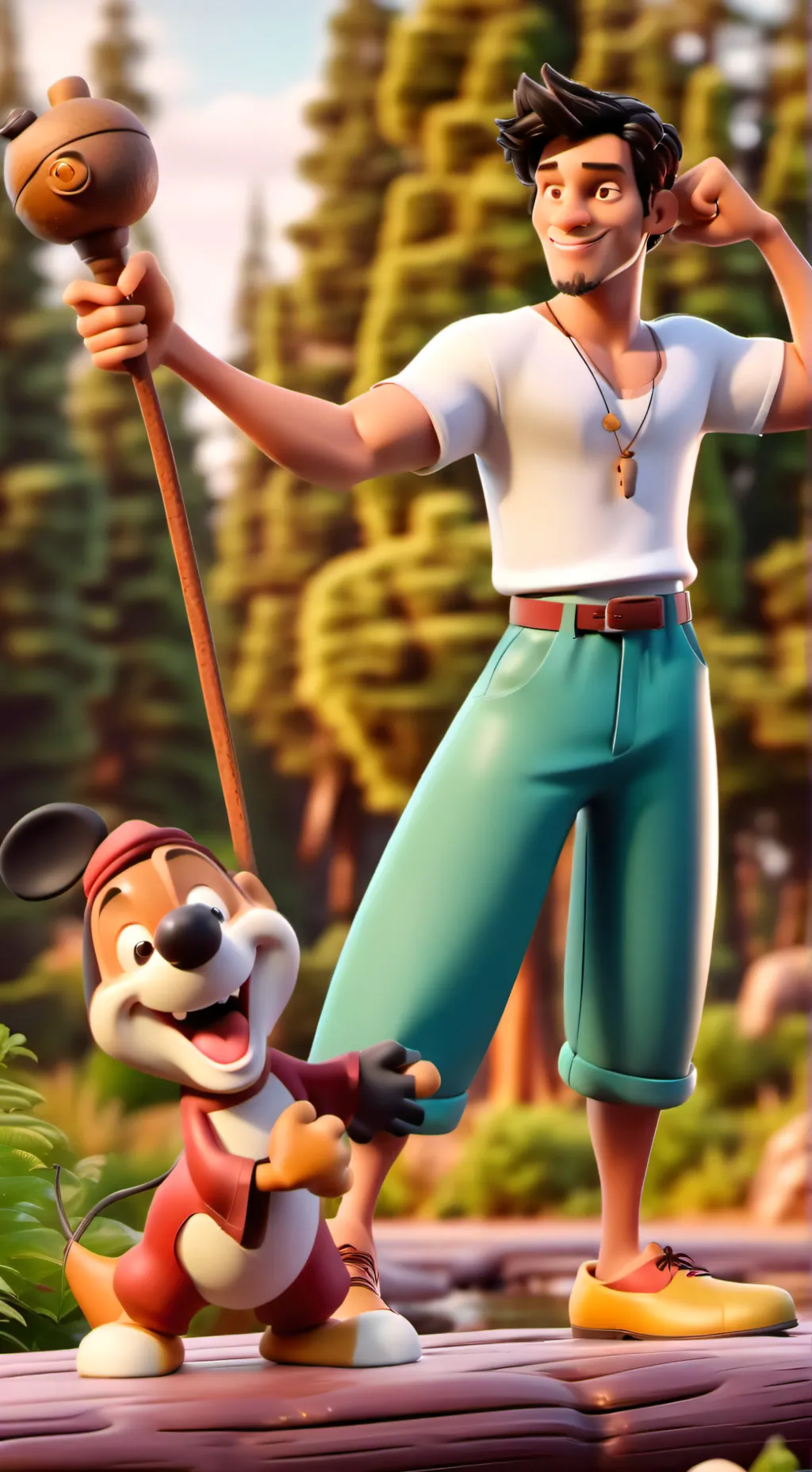 ai character: Hazbin Hotel, background