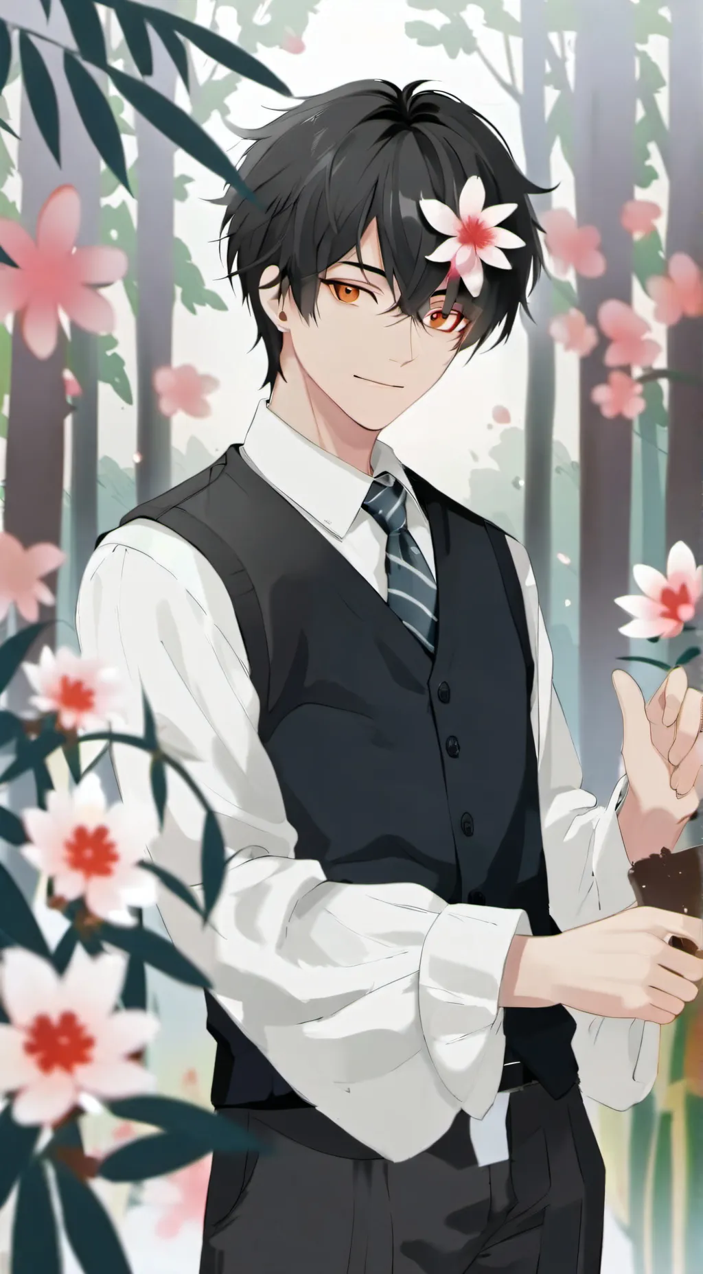 ai character: asher background