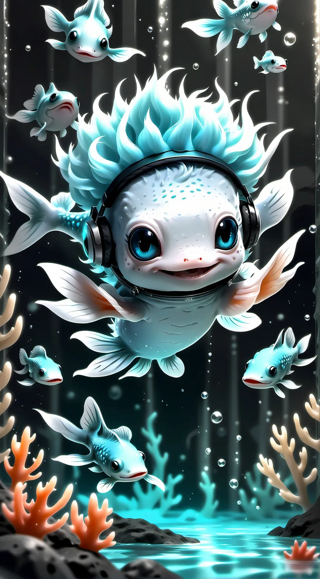 ai character: Silky background