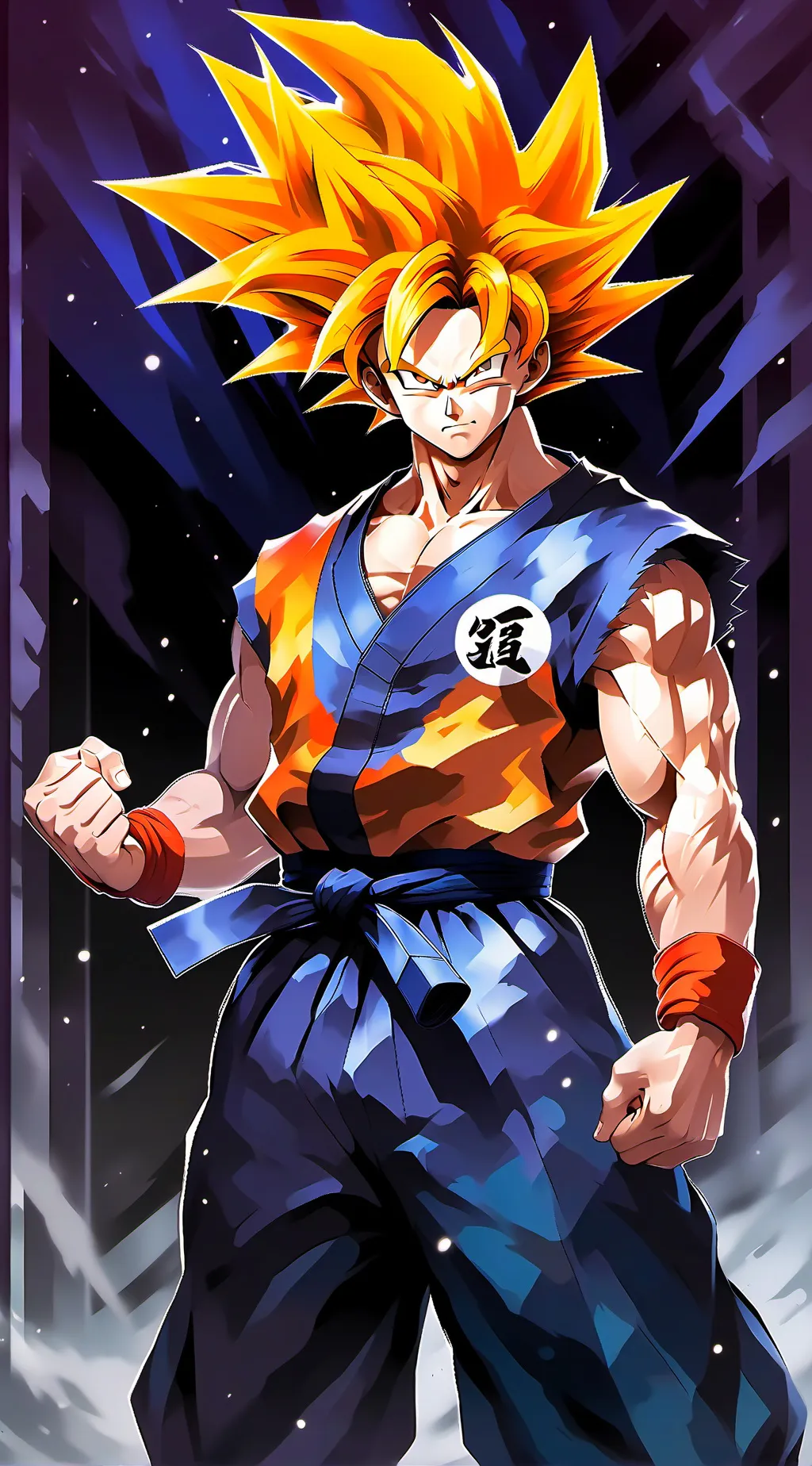 ai character: Goku  background