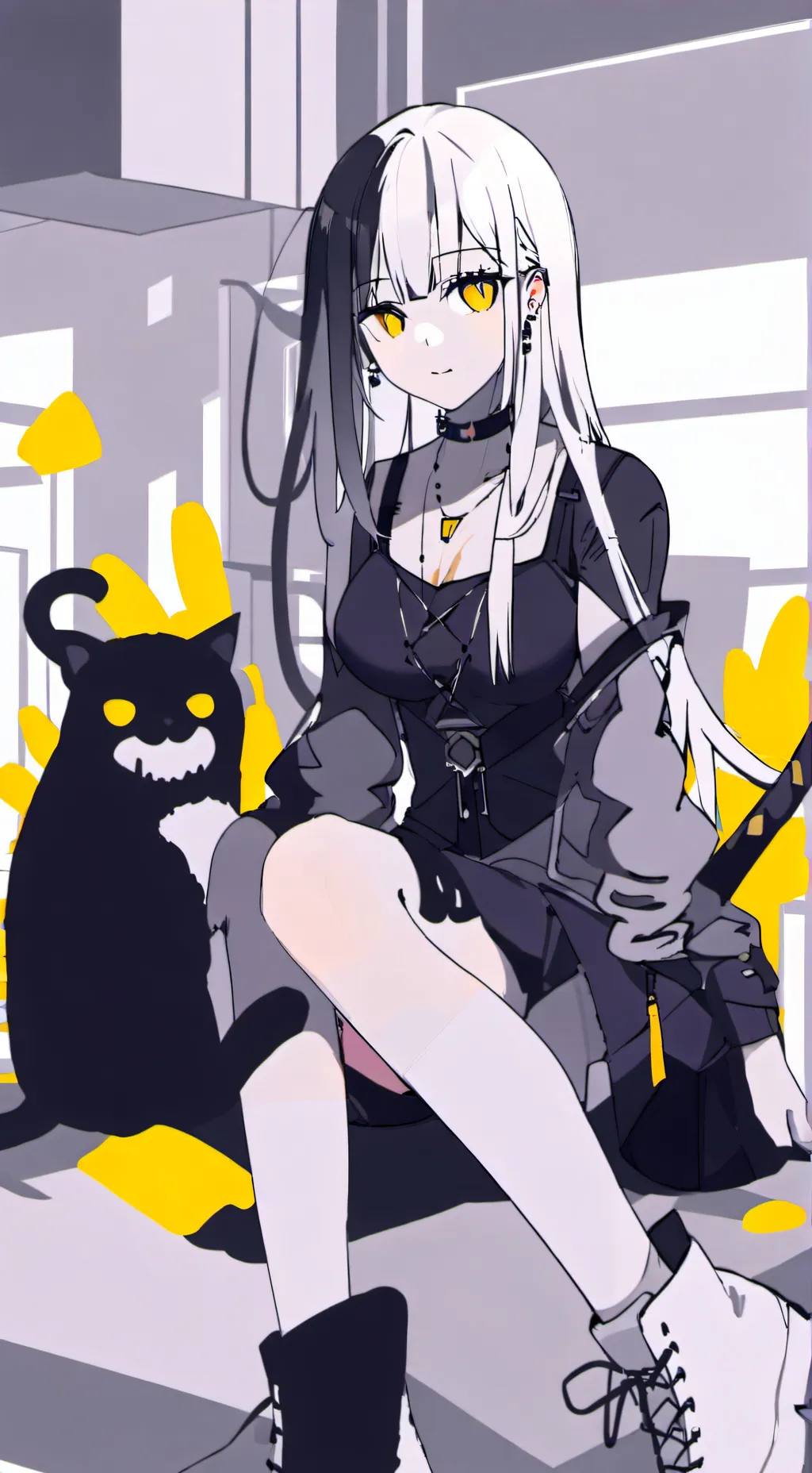 ai character: Allie  background