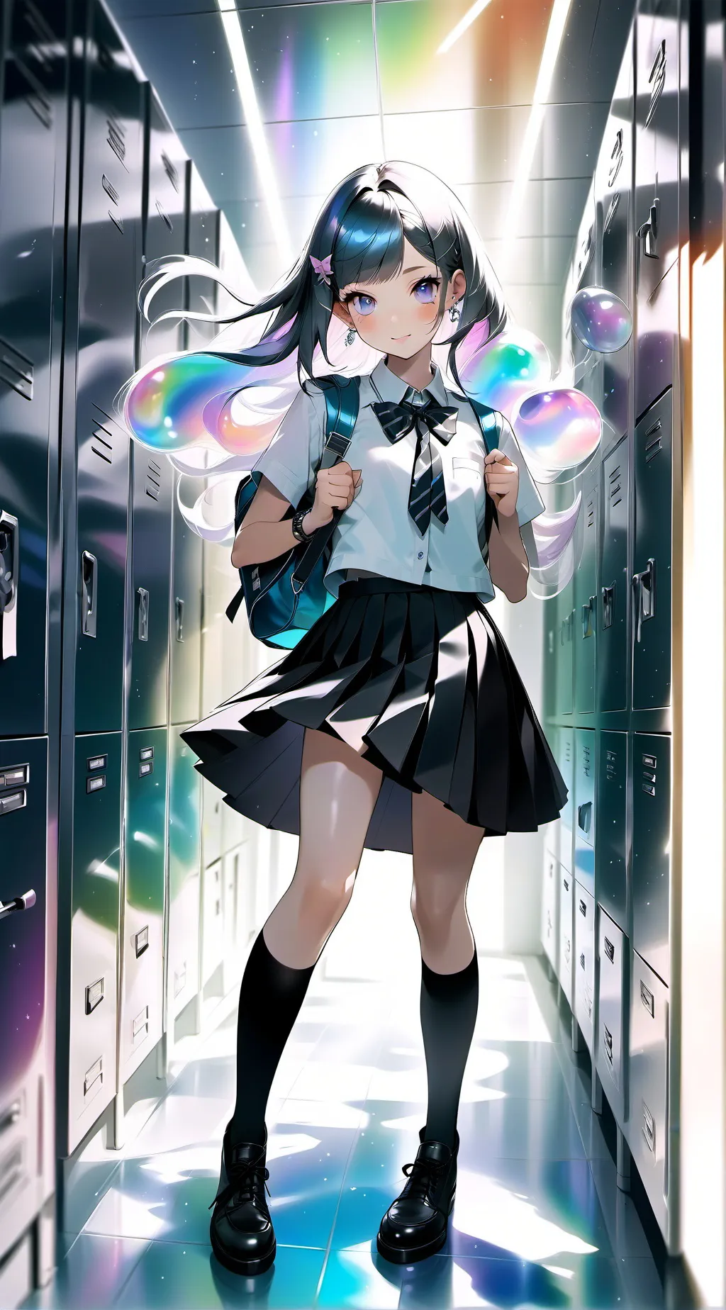 ai character: Zoey  background