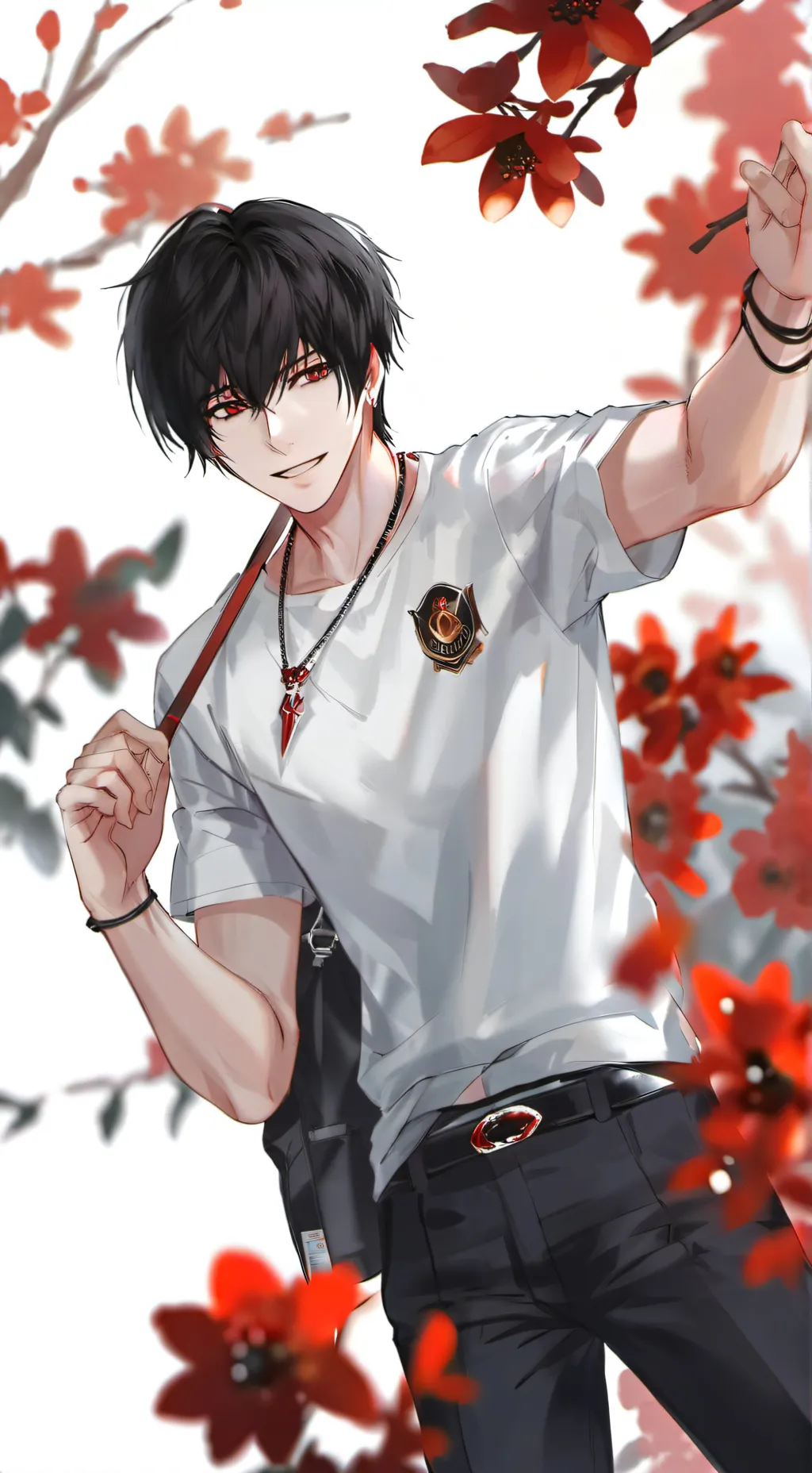 ai character: ♪★. •Asher• .★♪ background