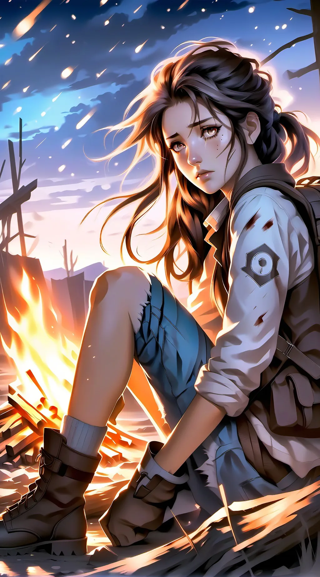 ai character: Lyra background