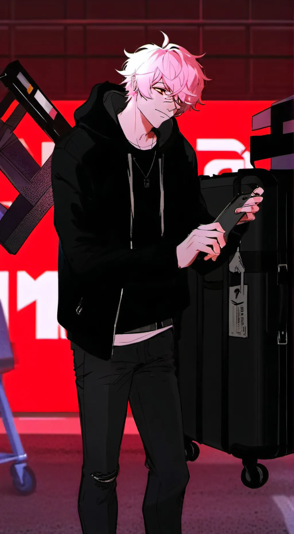 ai character: Baggage to Fortune background