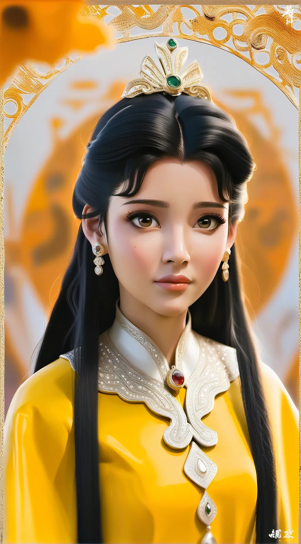 ai character: Gigante selena Gom background