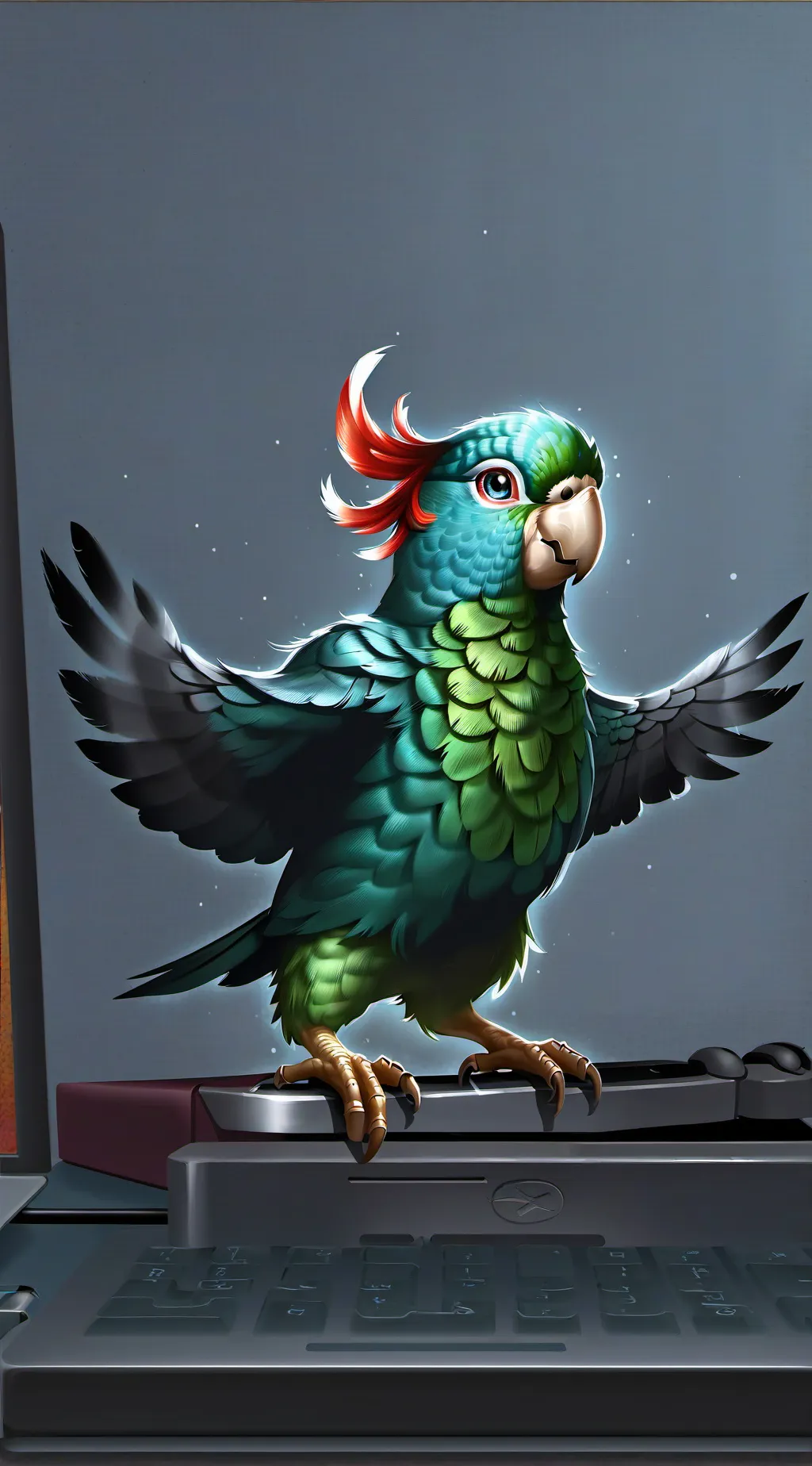 ai character: Pixel background