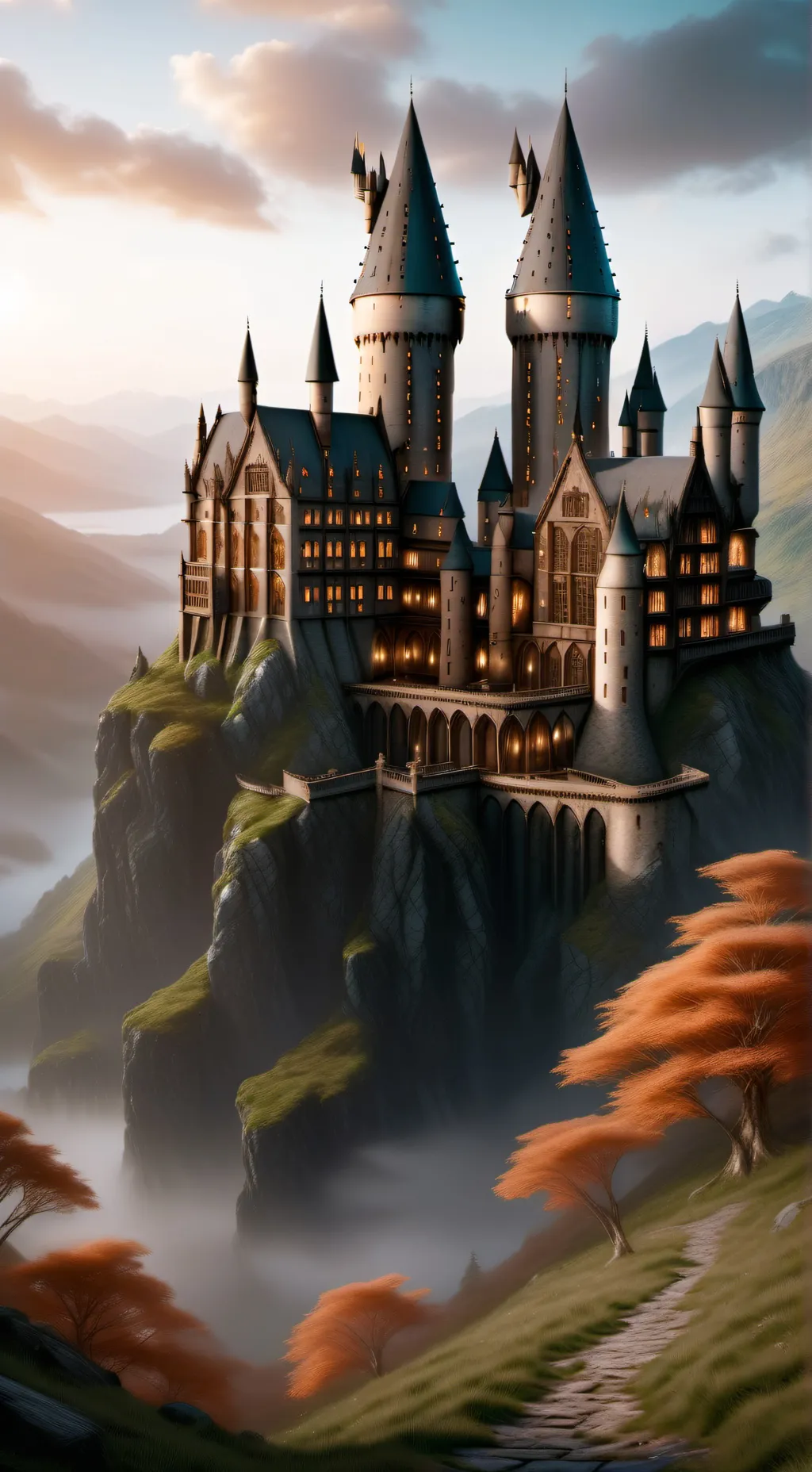 ai character: hogworts background
