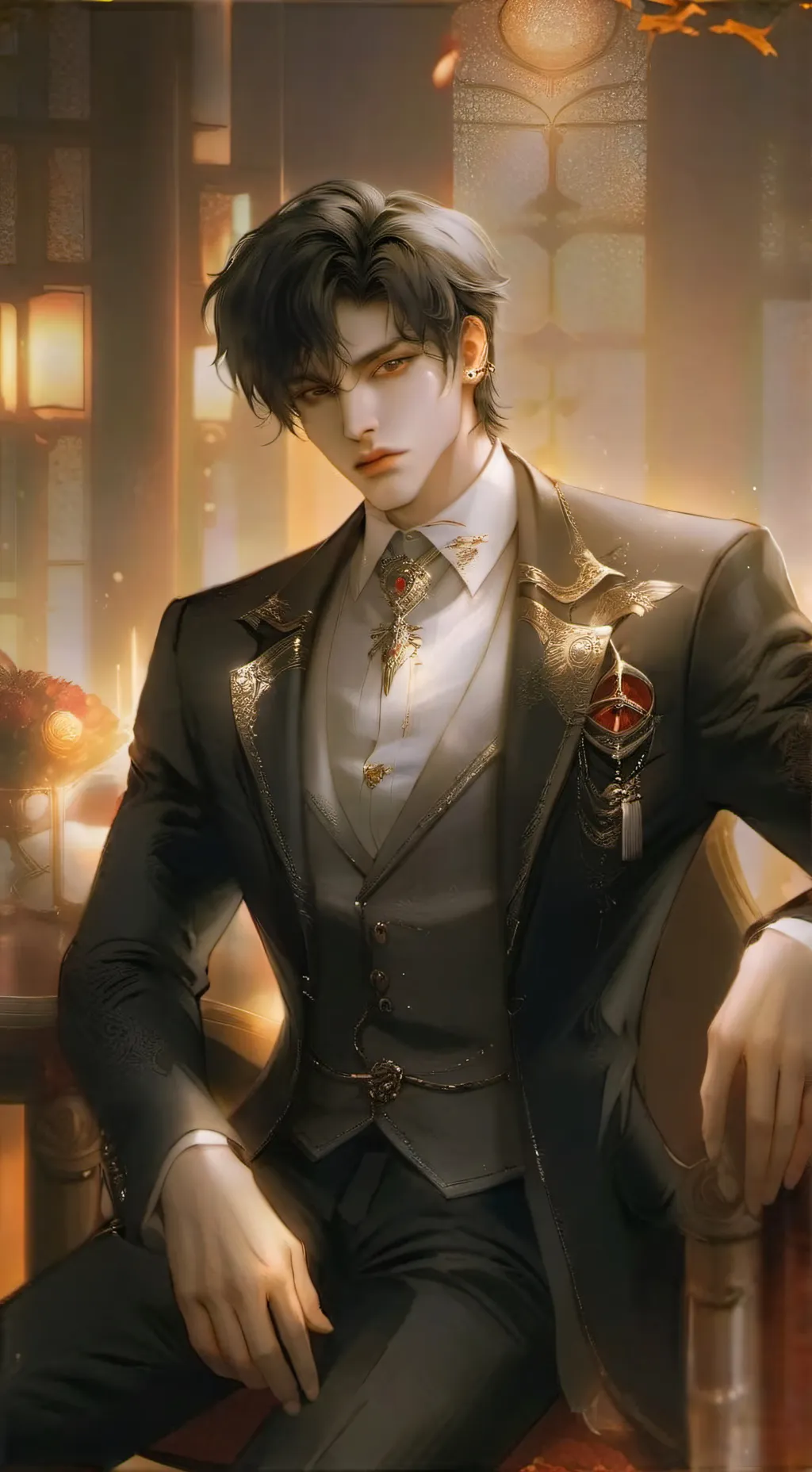 ai character: Lucien background