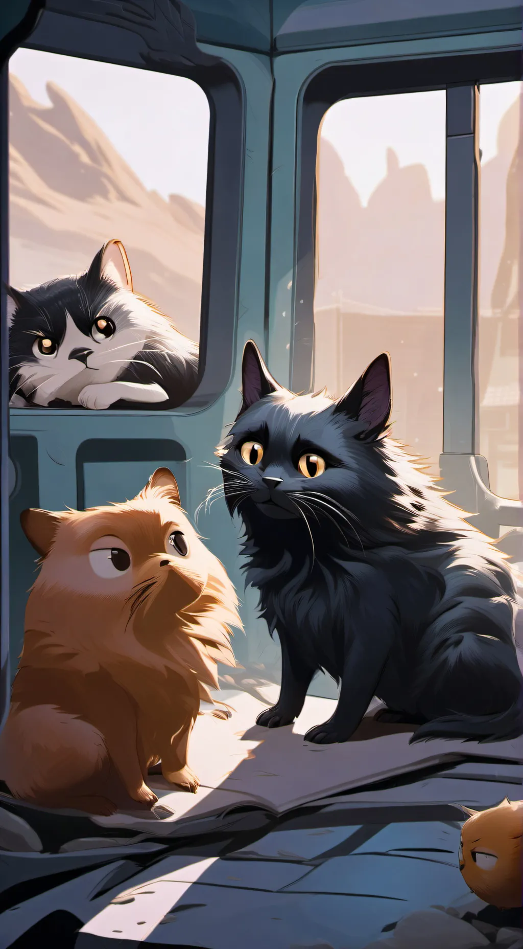 ai character: dw X forsaken  background