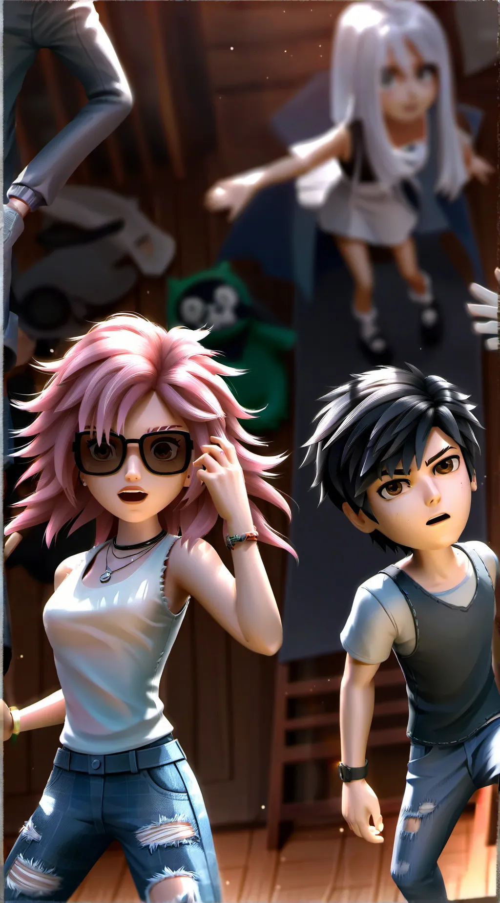 ai character: roblox story  background